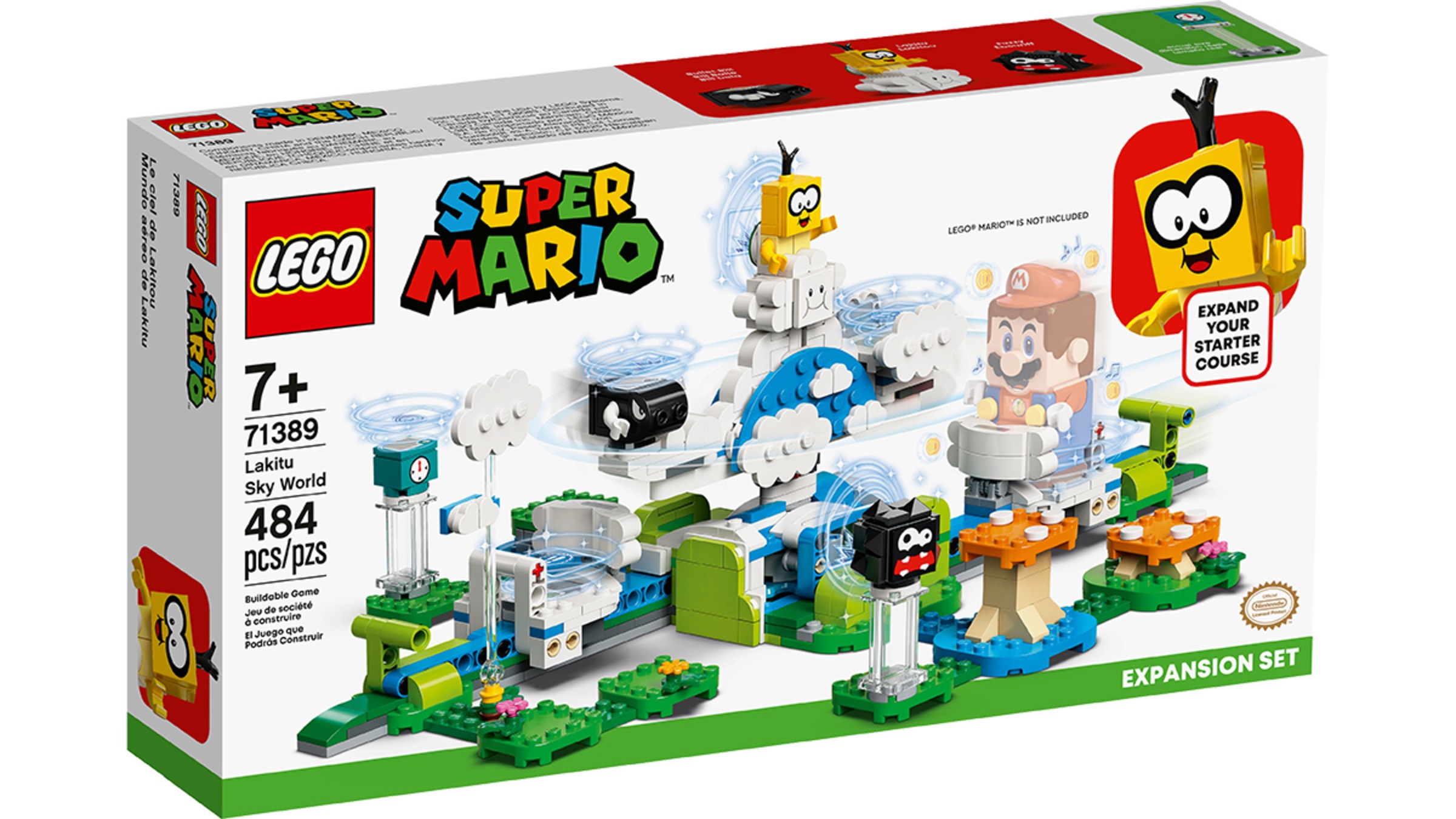 LEGO® Super Mario™ Lakitu Sky World Expansion Merchandise - Nintendo Site