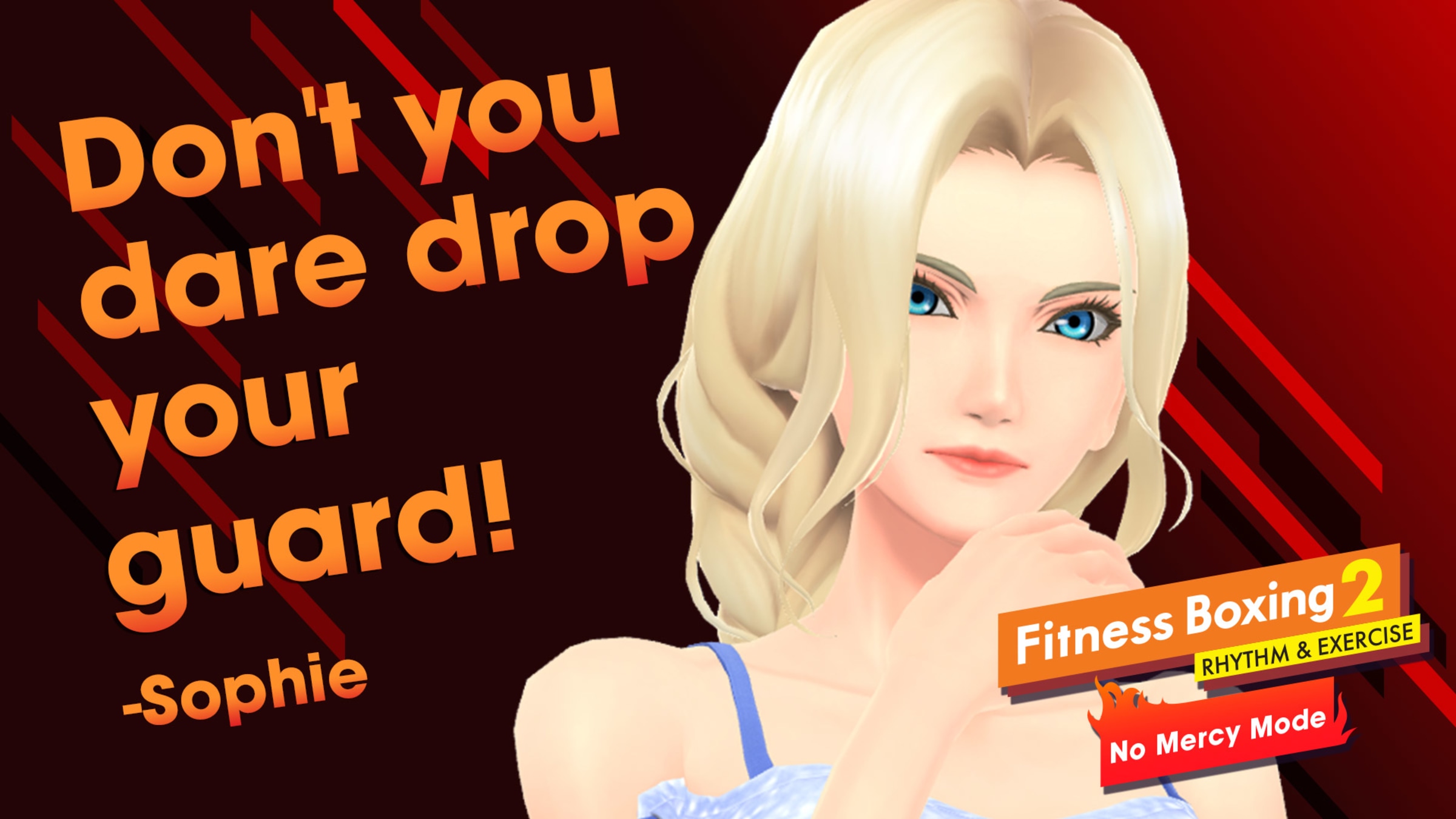 Fitness Boxing 2 Rhythm & Exercise No Mercy intensity Sophie para