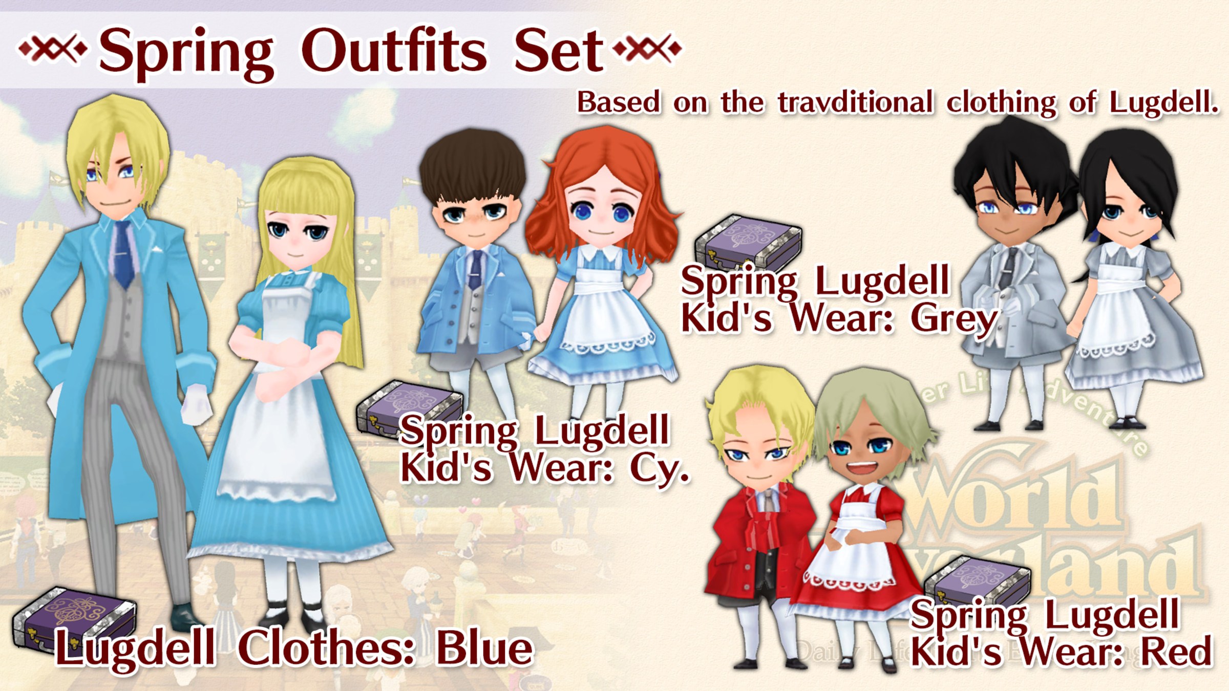 Spring Outfits Set para Nintendo Switch Sitio Oficial de Nintendo