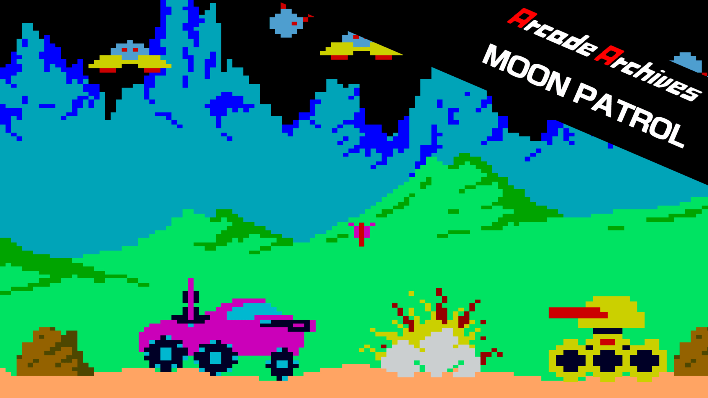 Arcade Archives MOON PATROL para Nintendo Switch Sitio oficial de