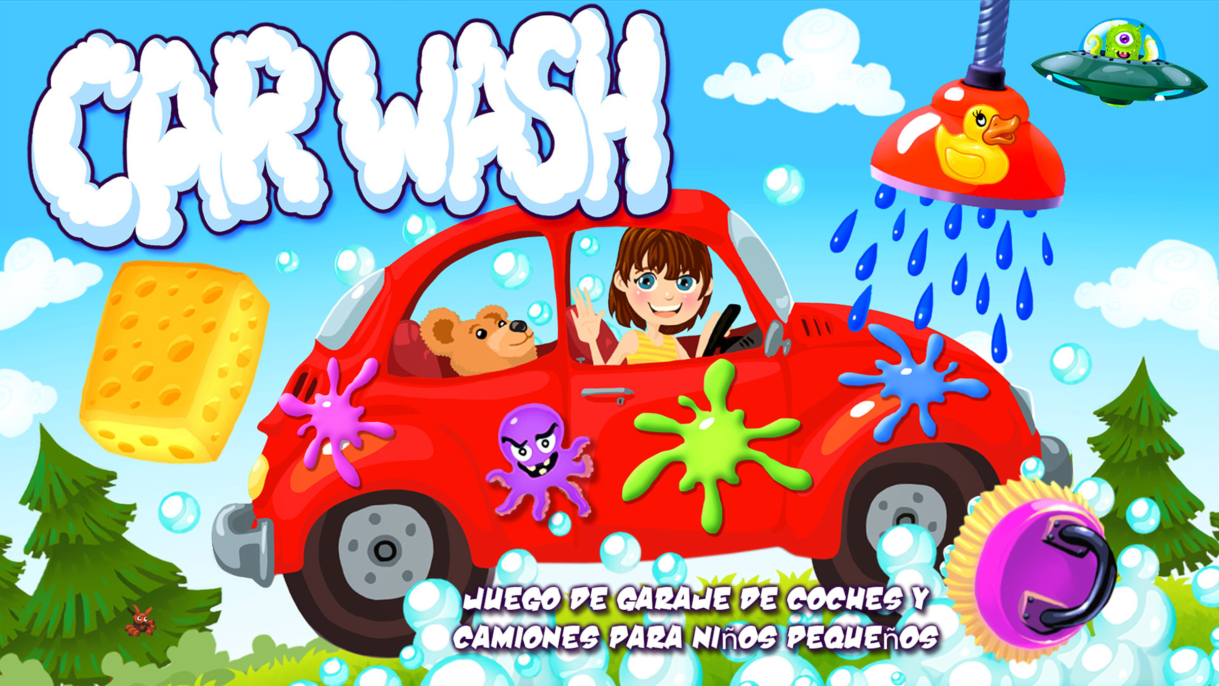 Car Wash Cars & Trucks Garage Game for Toddlers & Kids para Nintendo