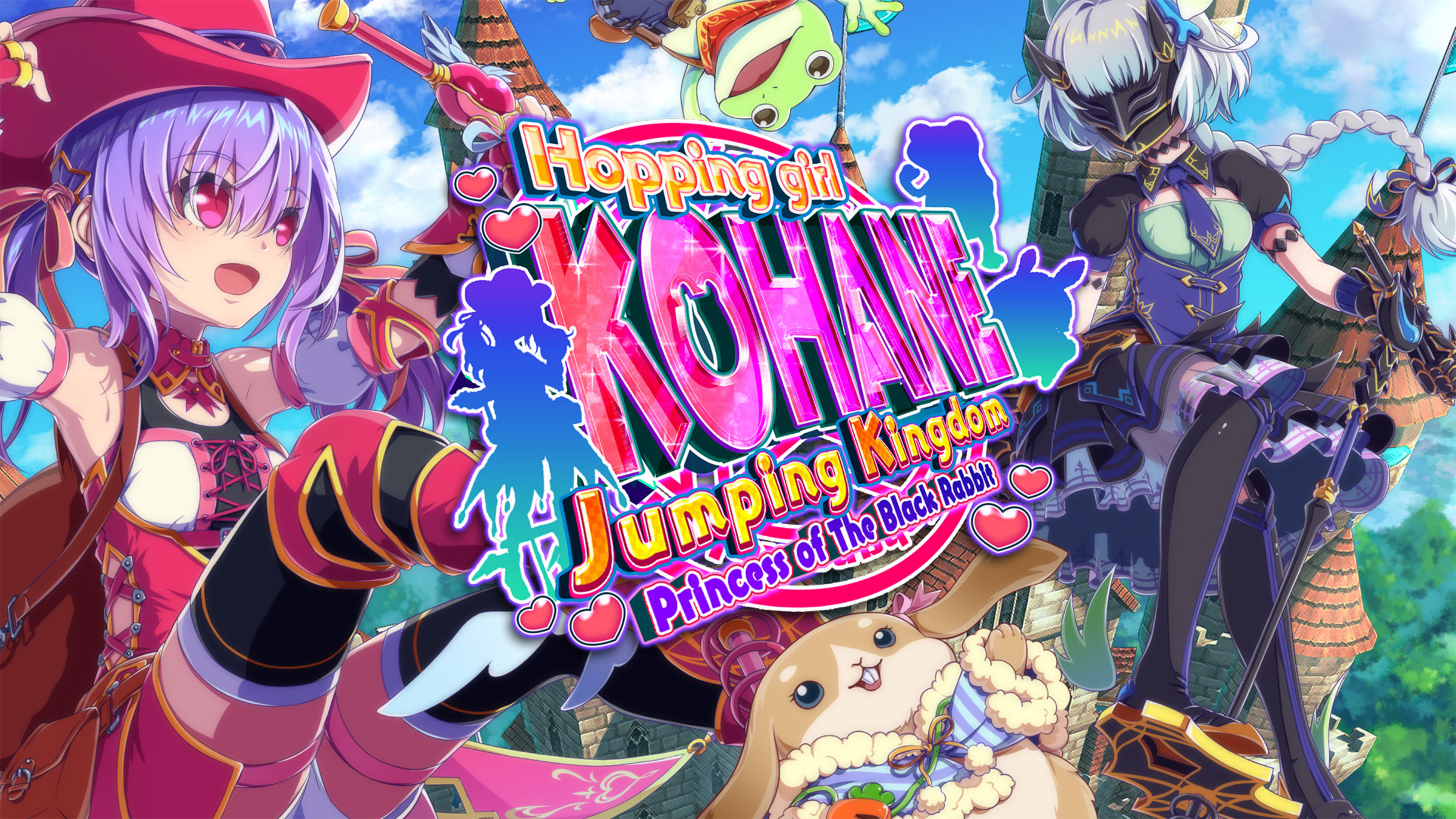 Hopping girl KOHANE Jumping Kingdom Princess of the Black Rabbit para Nintendo Switch Sitio