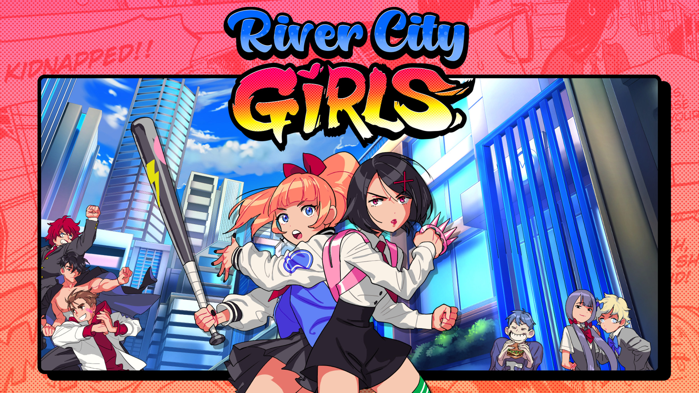 River City Girls Manga Skateboard Deck Plus Grip Tape Limited Run Games LRG