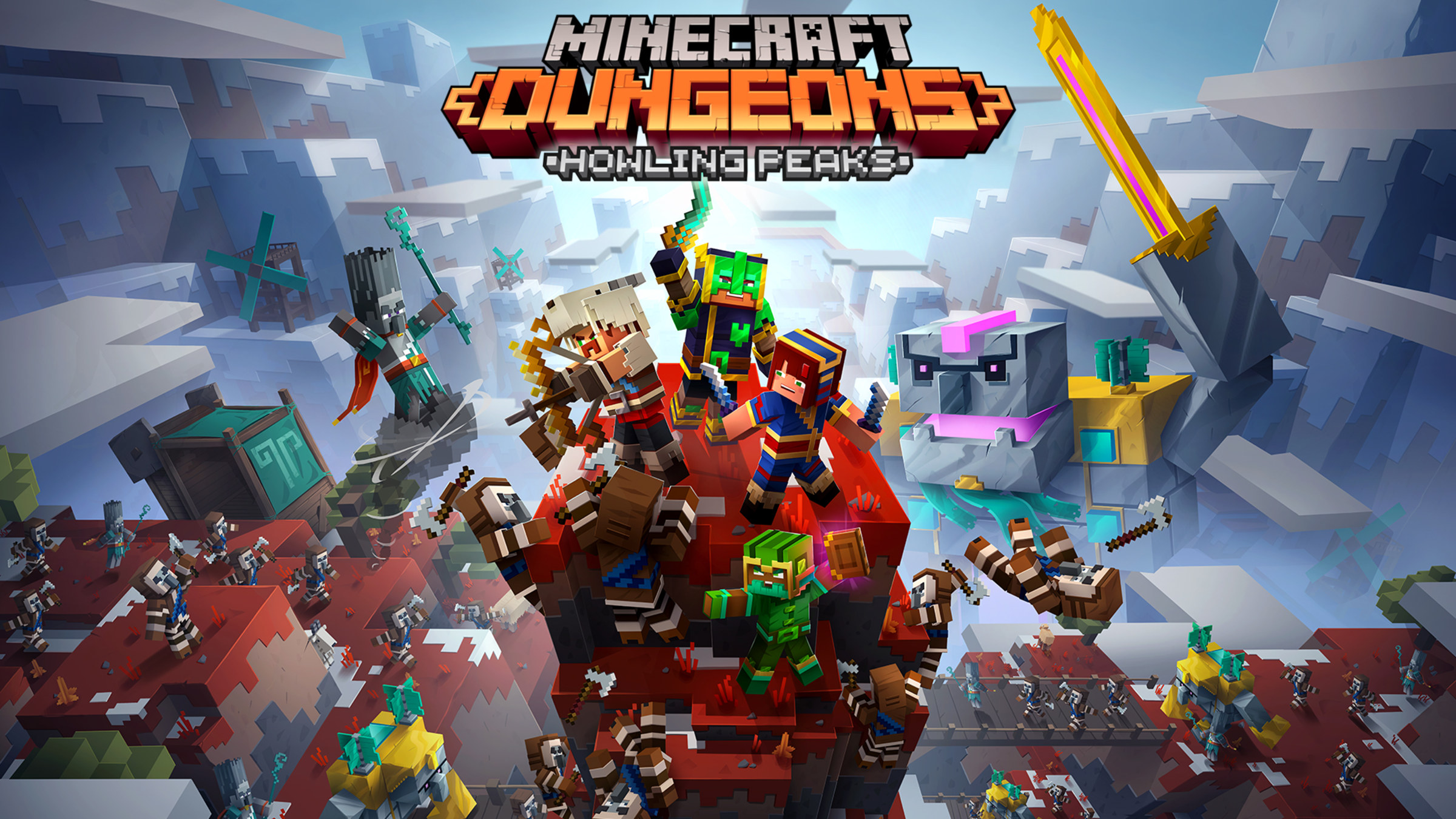 Minecraft Dungeons: Howling Peaks pour Nintendo Switch - Site officiel ...