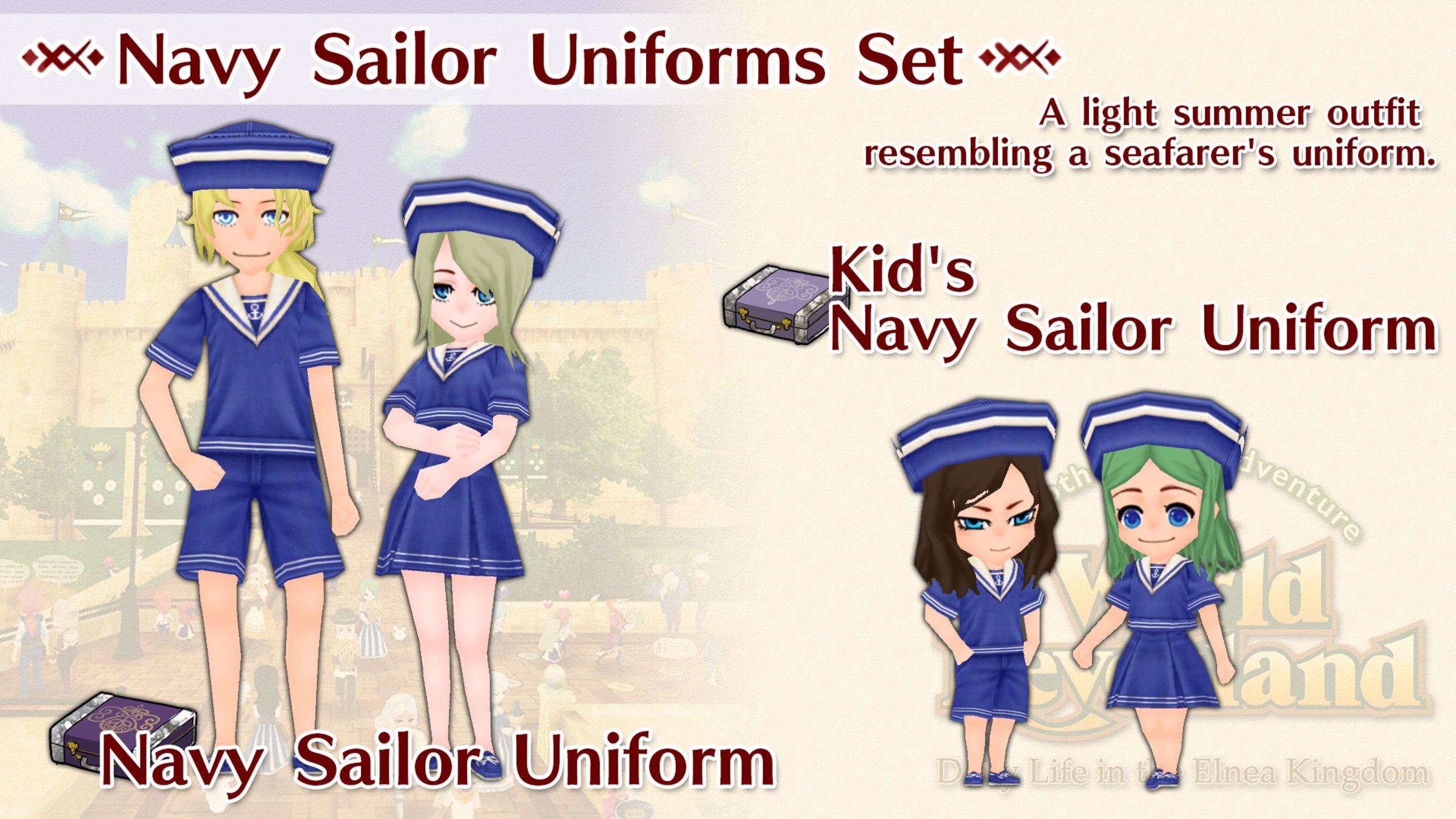 Navy Sailor Uniforms Set pour Nintendo Switch Site officiel Nintendo