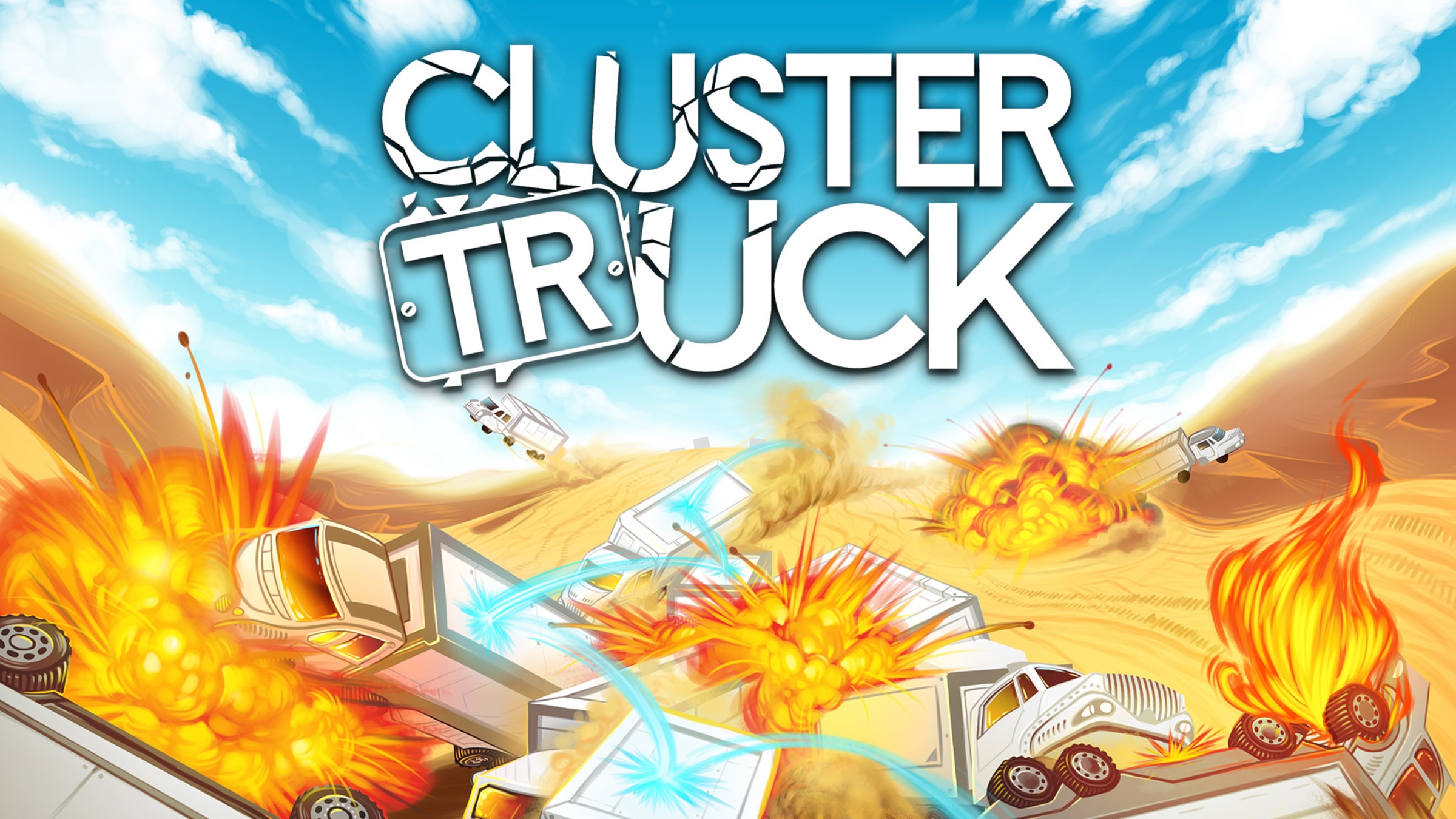 Clustertruck - Vamos pular de caminhões em movimento!