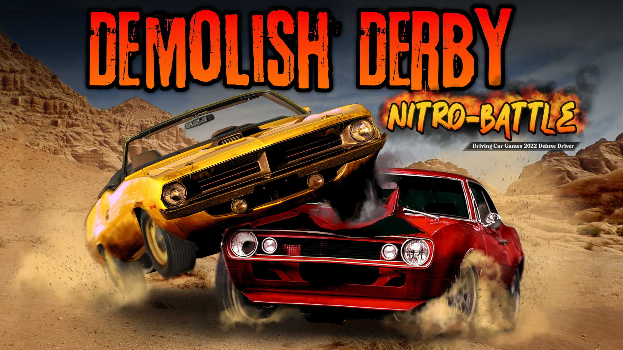 Demolish Derby Nitro Battle Driving Car Games 2022 Deluxe Driver para
