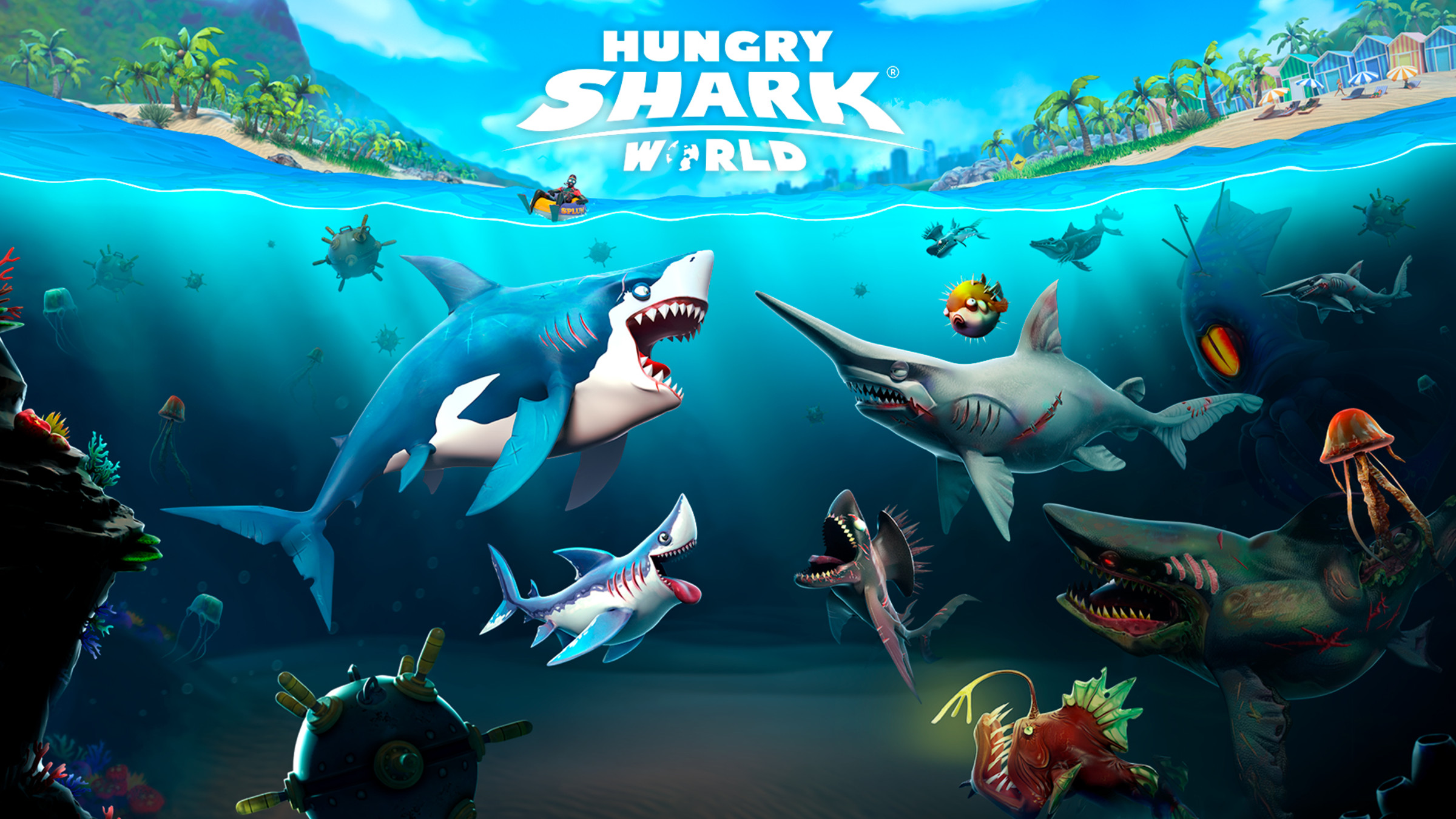 Desapego Games - Outros Jogos > Conta de Hungry shark evolutivo