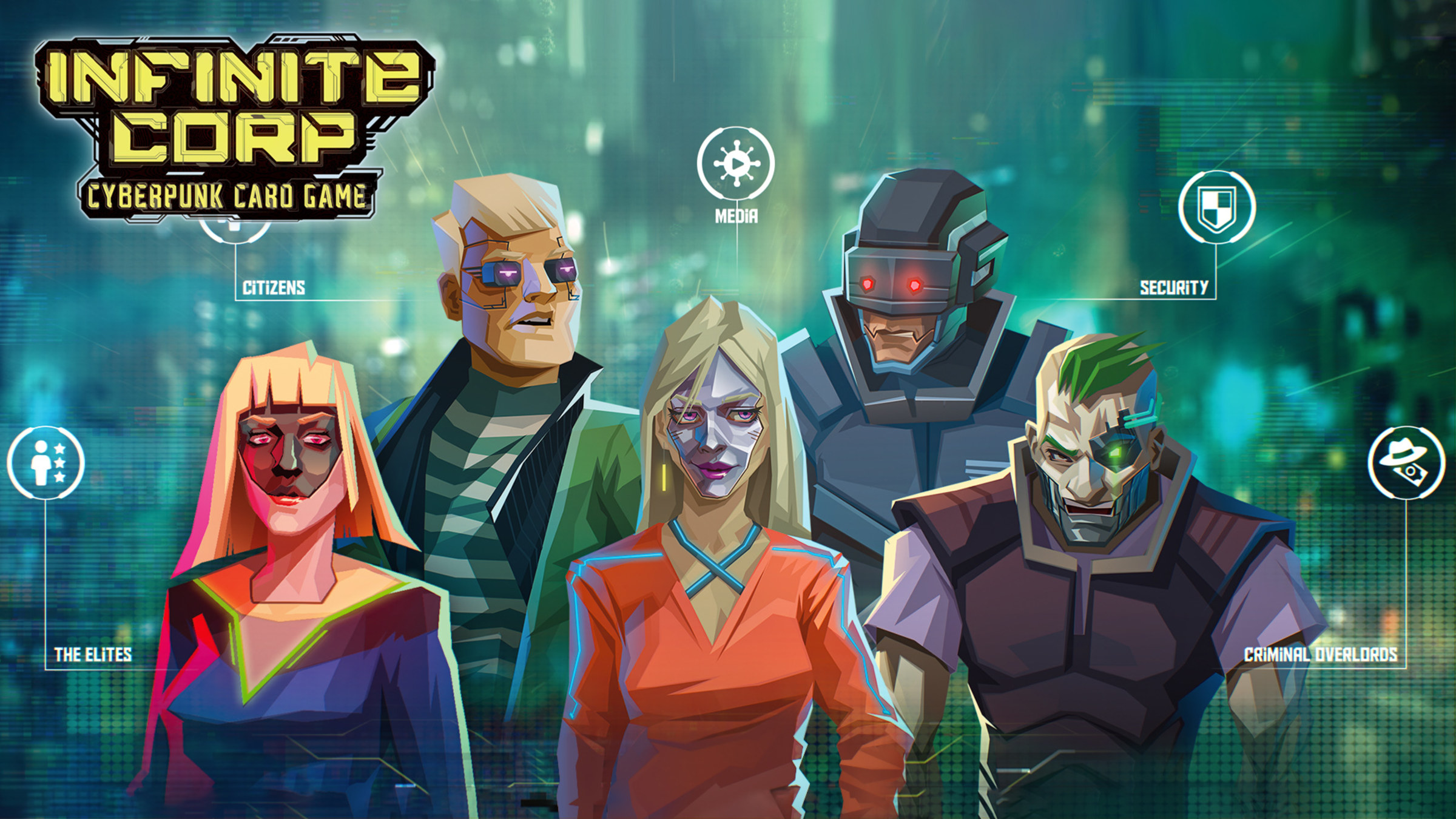 InfiniteCorp Cyberpunk Card Game para Nintendo Switch Site