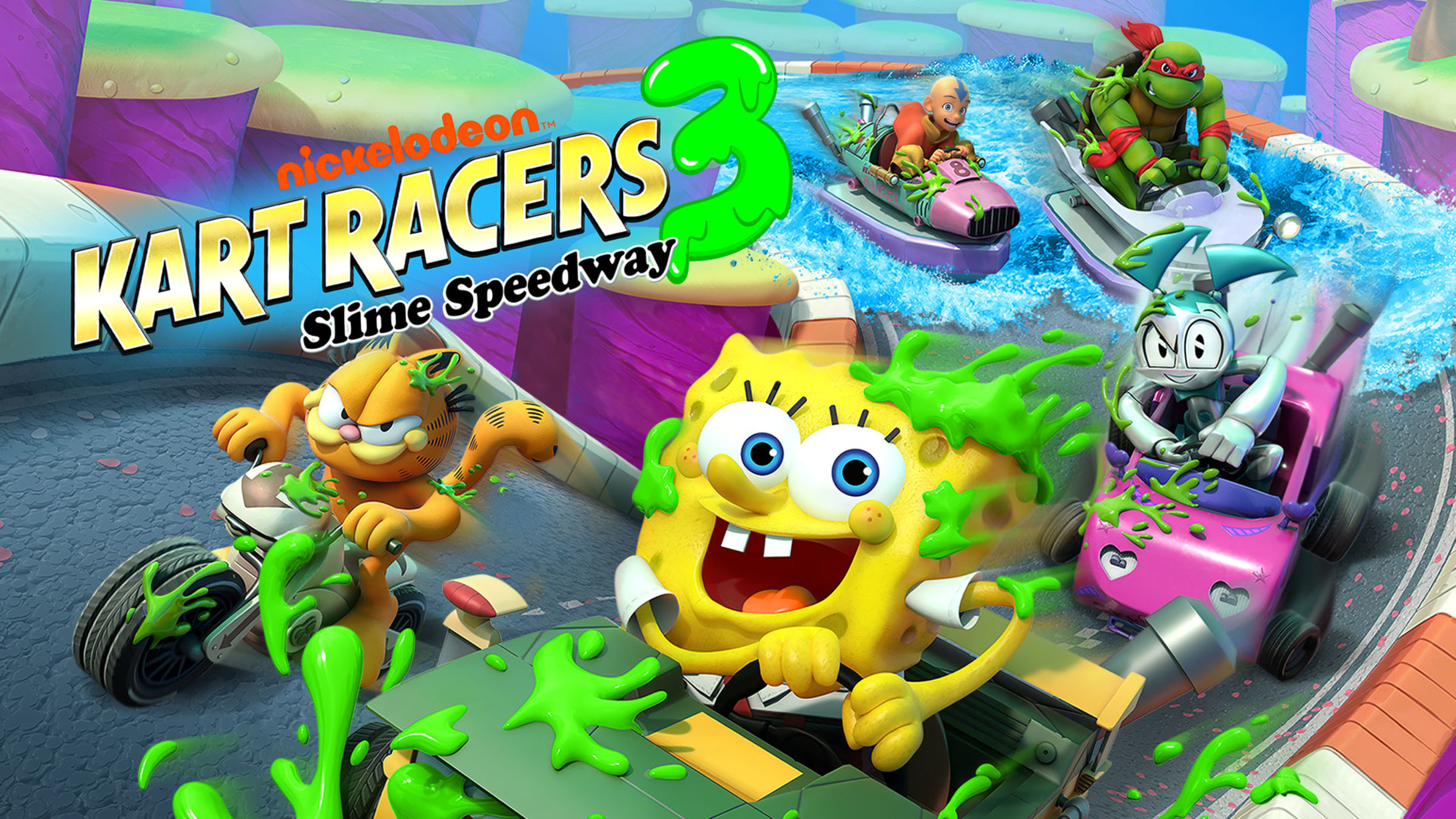 Nickelodeon Kart Racers 3 Slime Speedway Para Nintendo Switch Site Oficial Da Nintendo