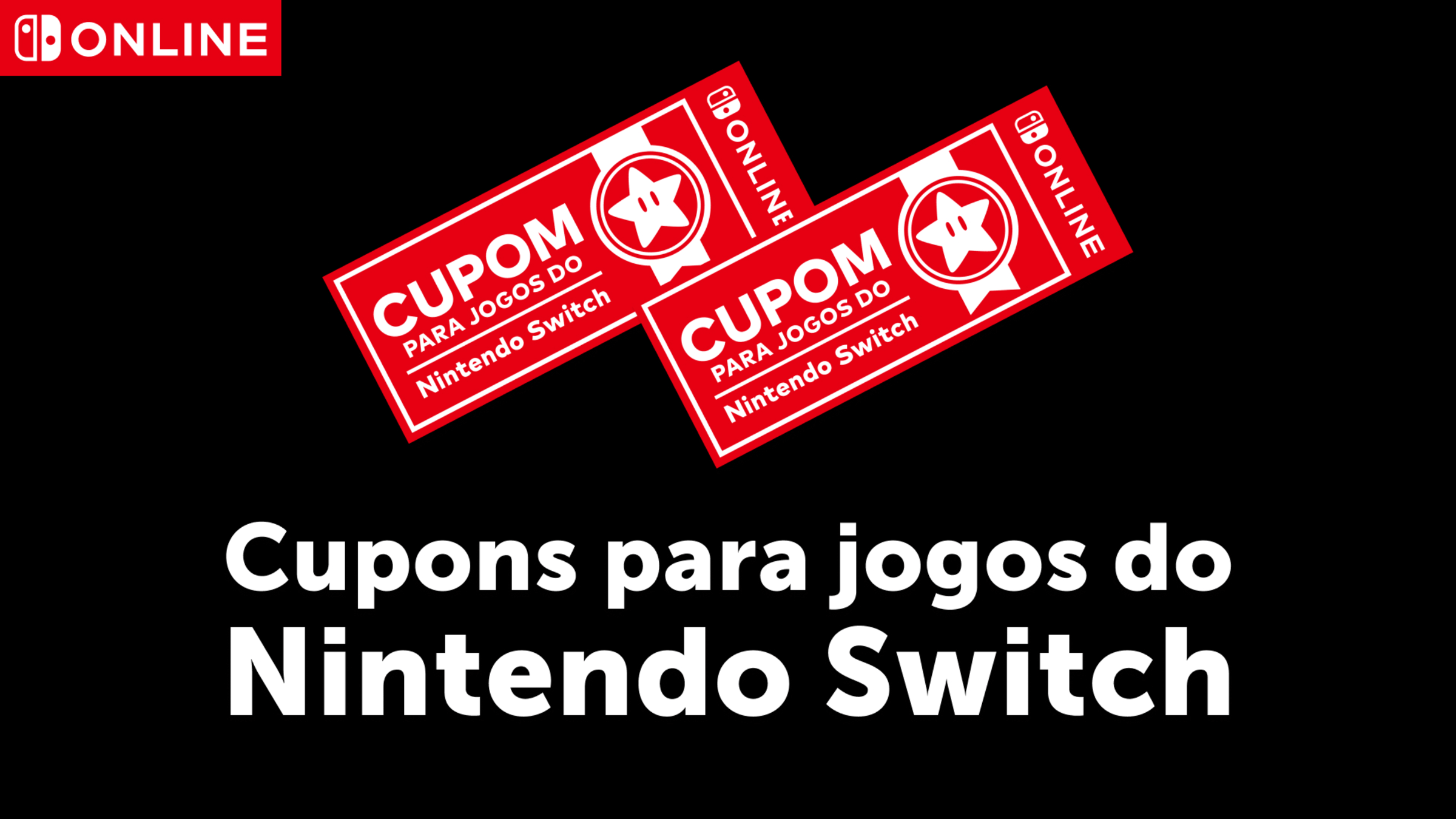 Nintendo lança no Brasil cupons para compra de dois jogos por R$ 499