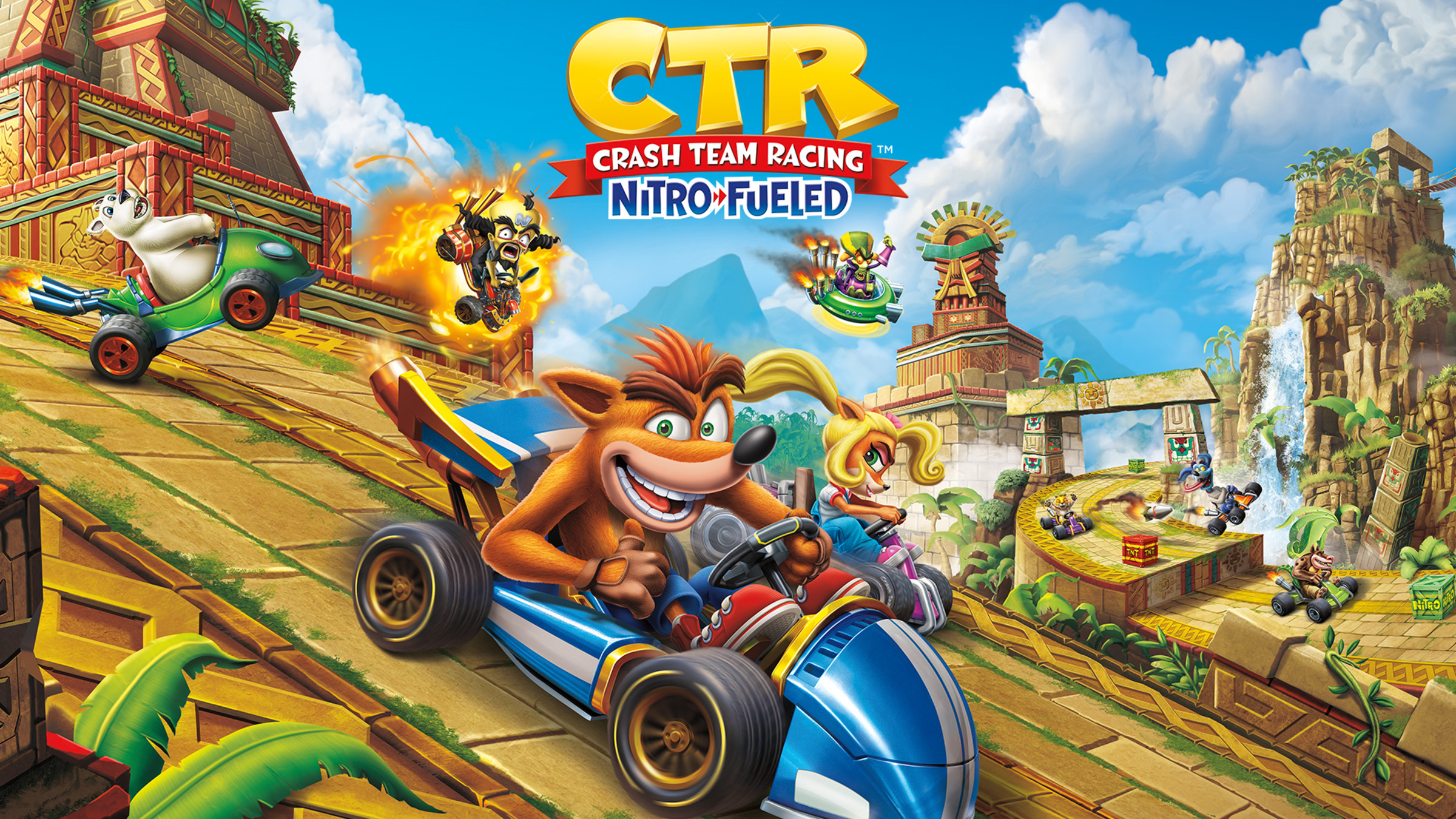 Crash Bandicoot Team Racing Nitro Fueled Nintendo Switch - Jeux vidéo -  Achat & prix