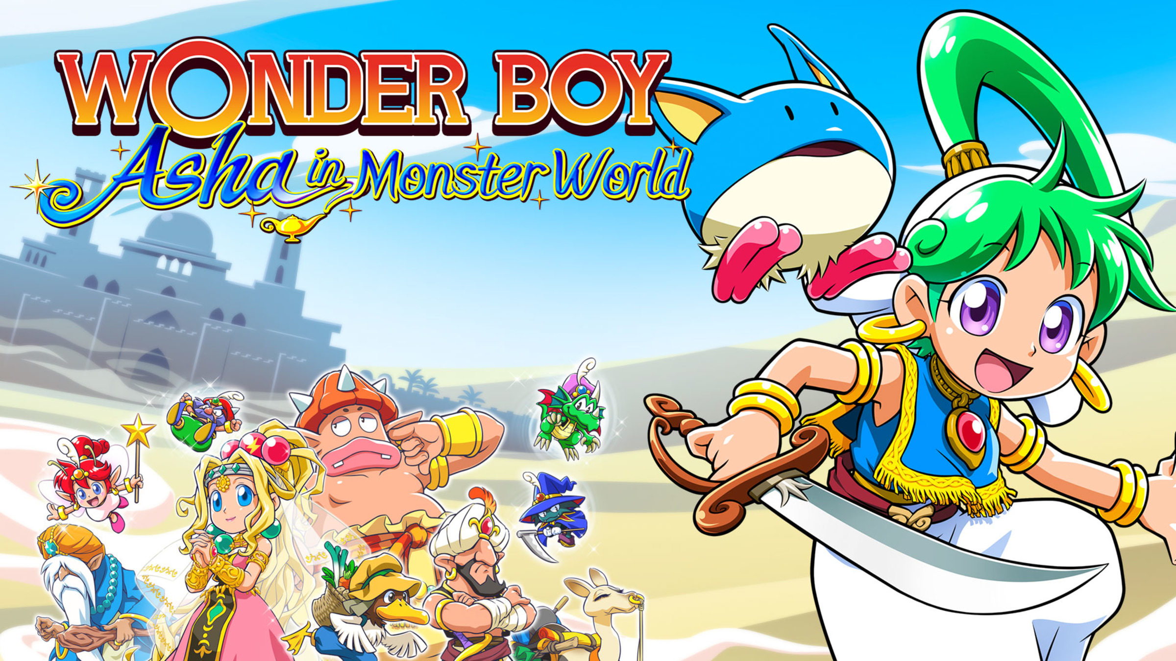 WONDER BOY: ASHA IN MONSTER WORLD – preso em 1994 e no PC – Rubber