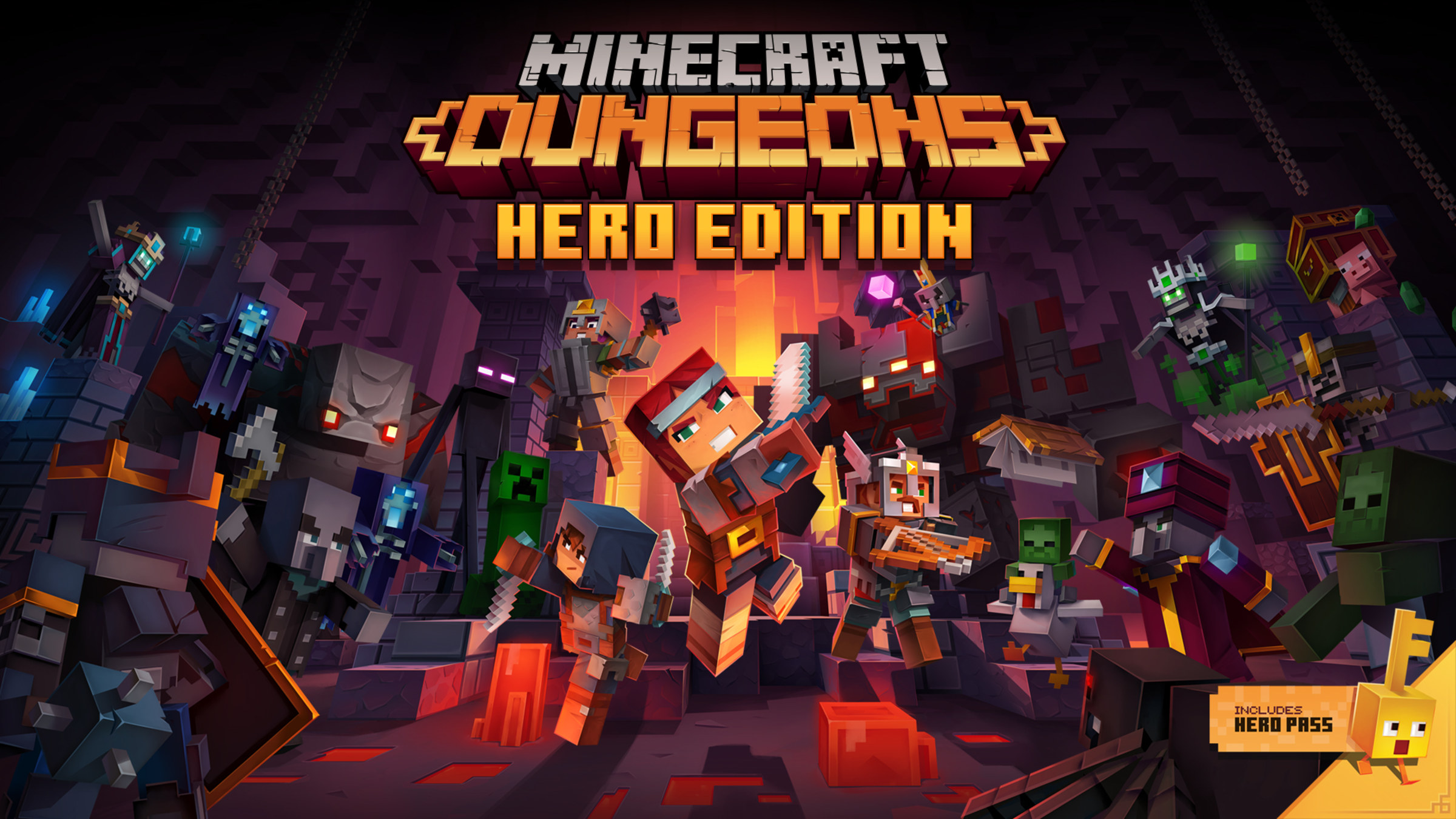 Jeu Minecraft Dungeons Nintendo Switch - Hero Edition