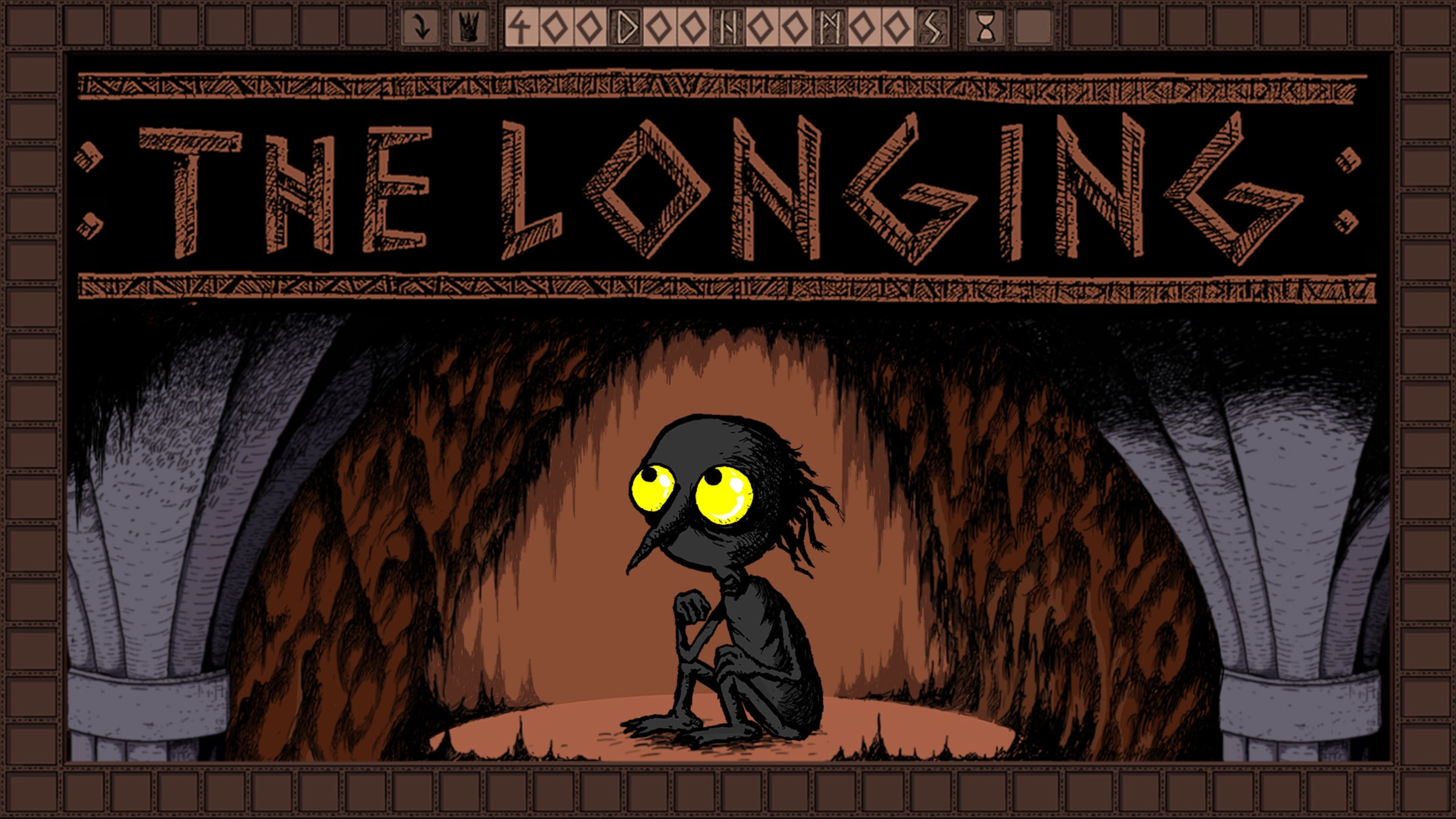 The longing стим. The longing. Лонгинг игра. The longing тень. The longing игра обложка.