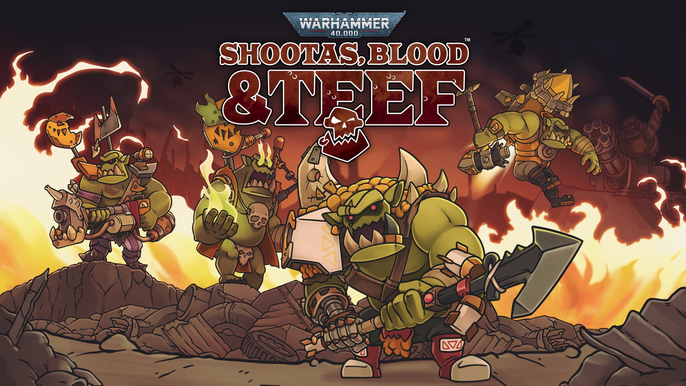 WARHAMMER40,000: SHOOTAS,BLOOD AND TEEF.