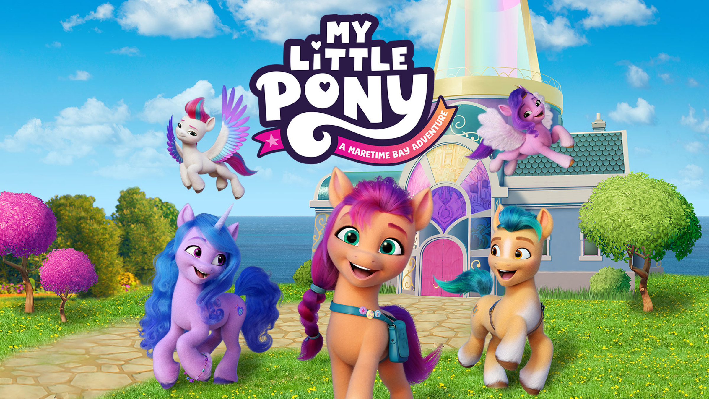 Download My Little Pony The Movie - A Group Of Pony Characters