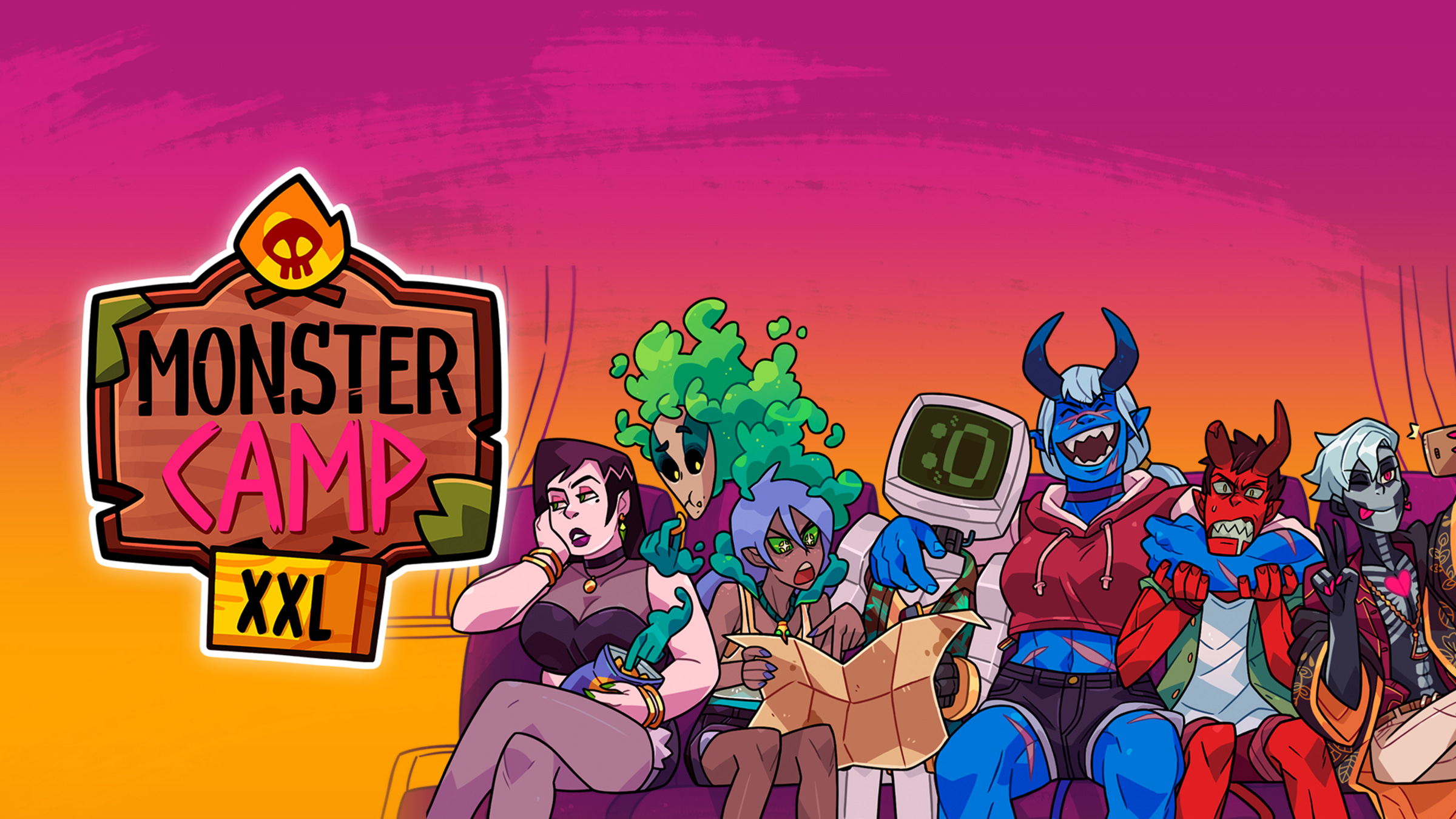 Monster Prom 2. Монстер Кэмп. Monster Prom 2 Monster Camp characters.