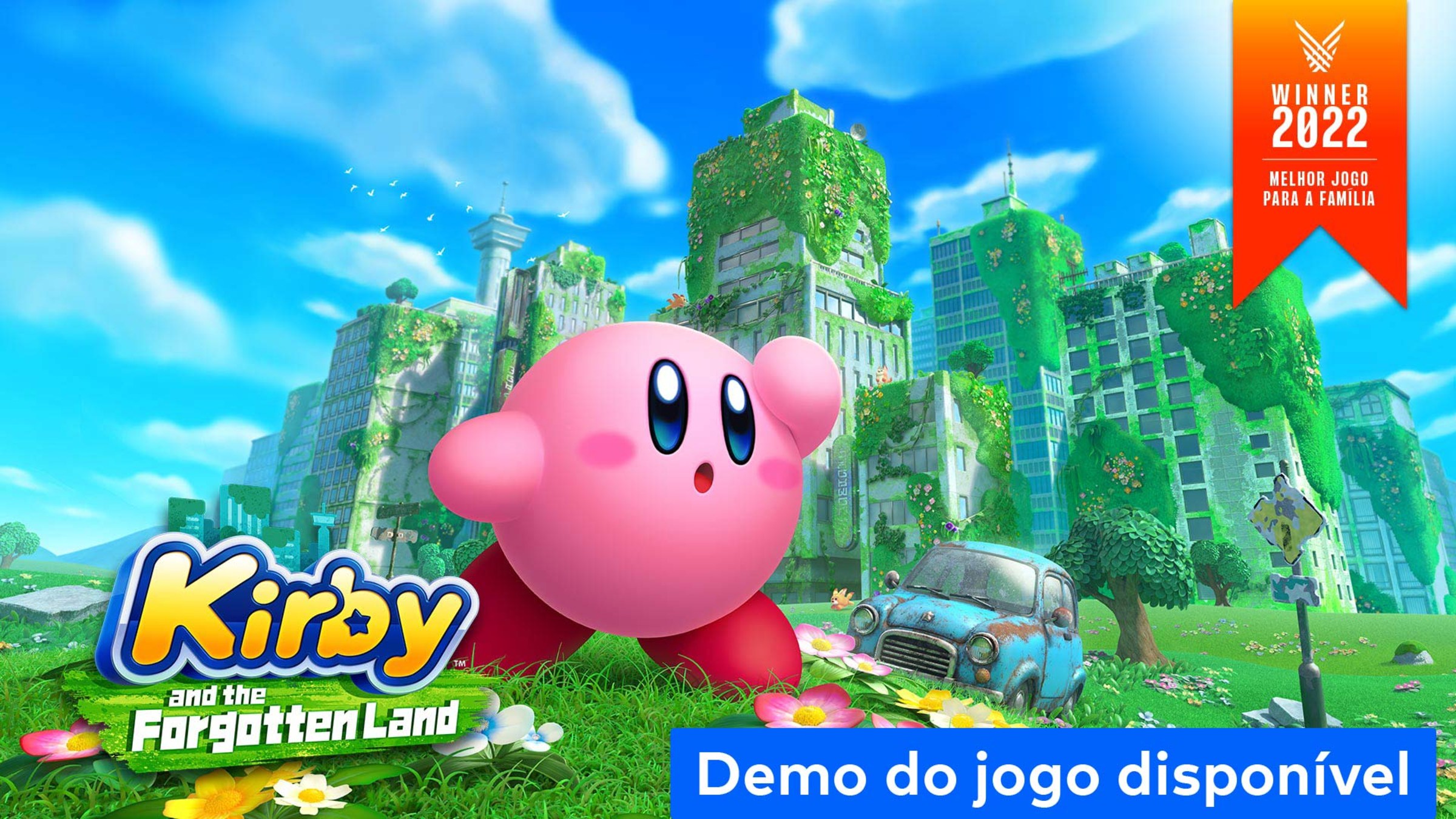 O MELHOR JOGO DO ANO AGORA EM PORTUGUÊS! Kirby and the Forgotten Land no  Emulador de Switch 