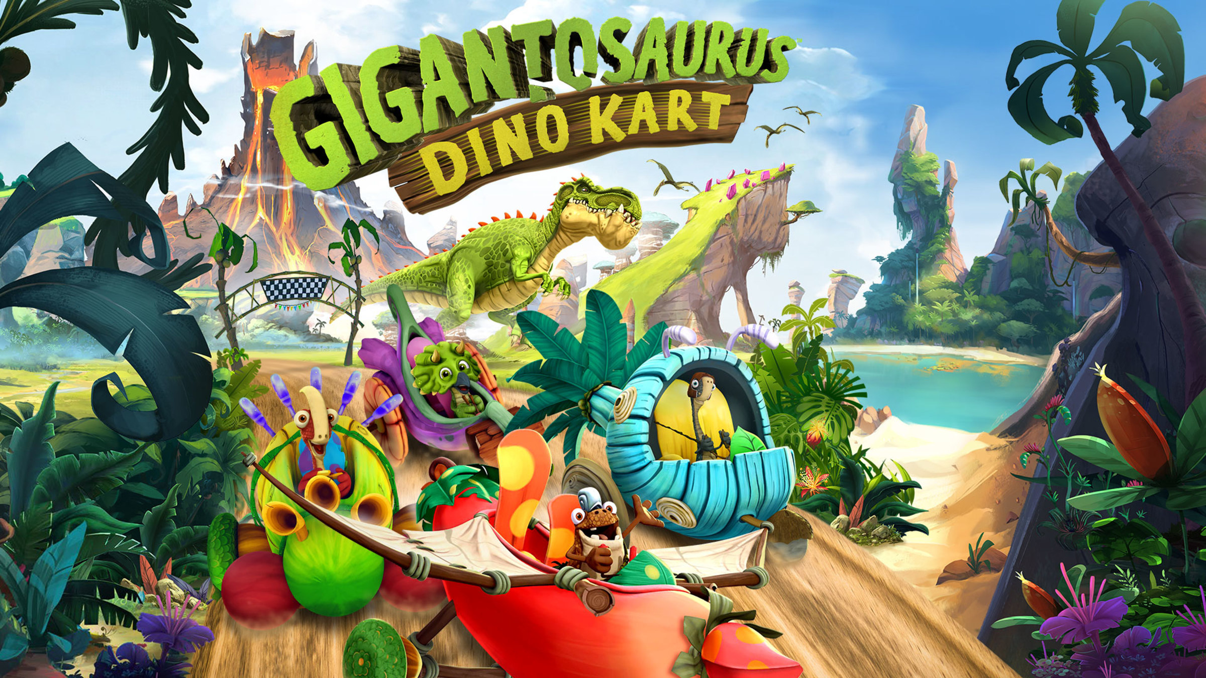 Gigantosaurus Dino Kart for Nintendo Switch Nintendo Official Site