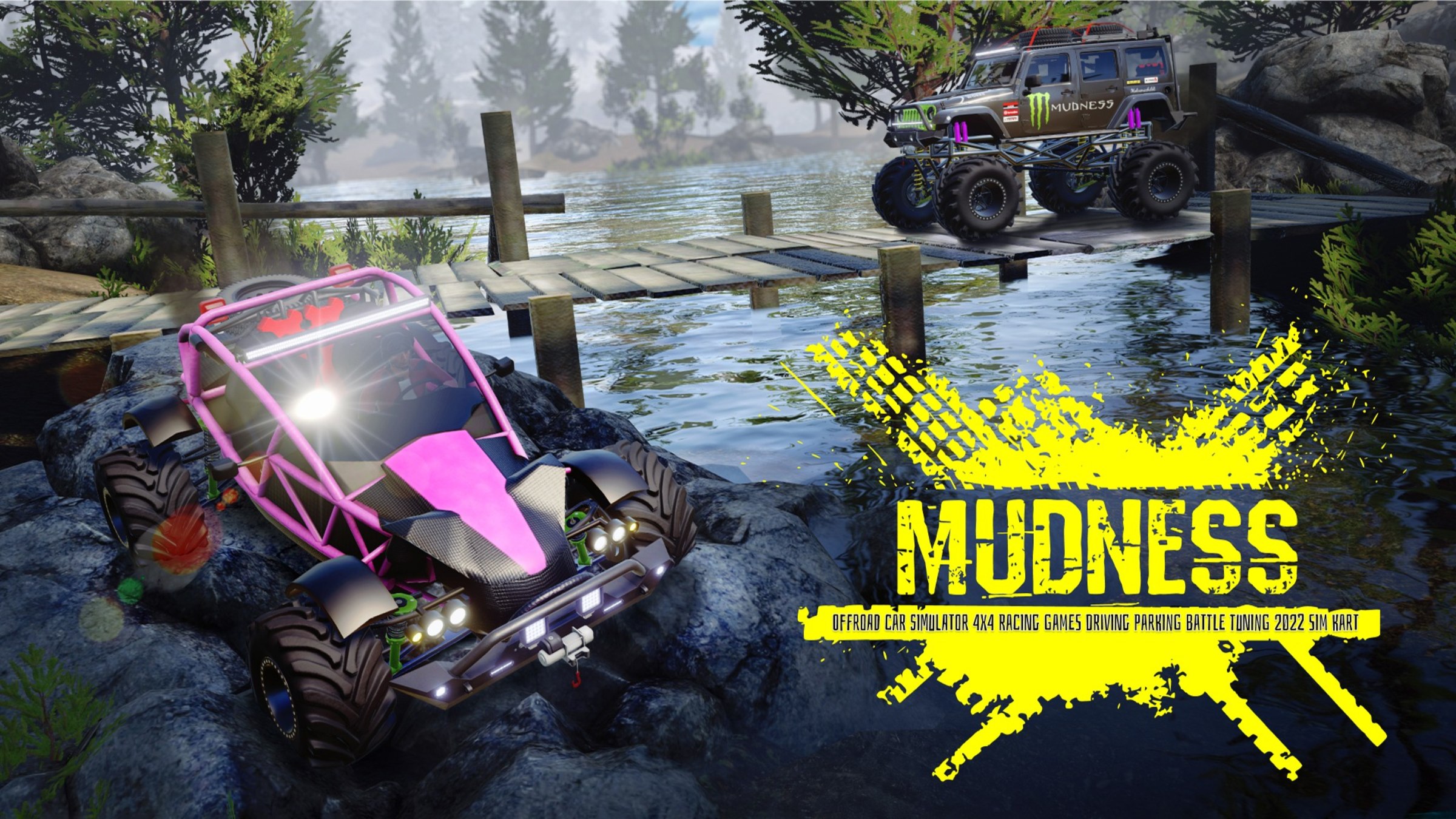 Mudness Offroad Car Simulator - 4x4 Racing Games Driving, Parking, Battle,  Tuning 2022 SIM Kart