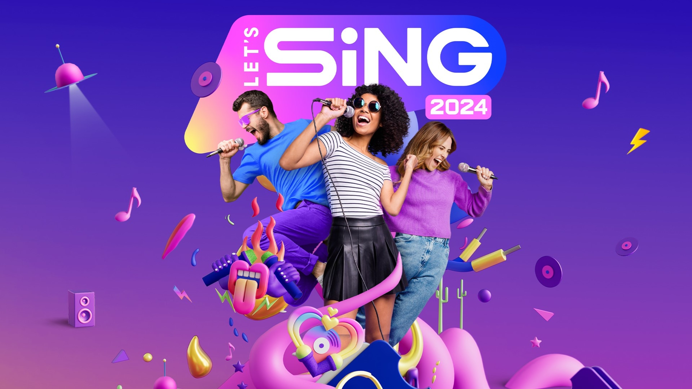 Nintendo Switch Let's Sing 2024 +1 mic