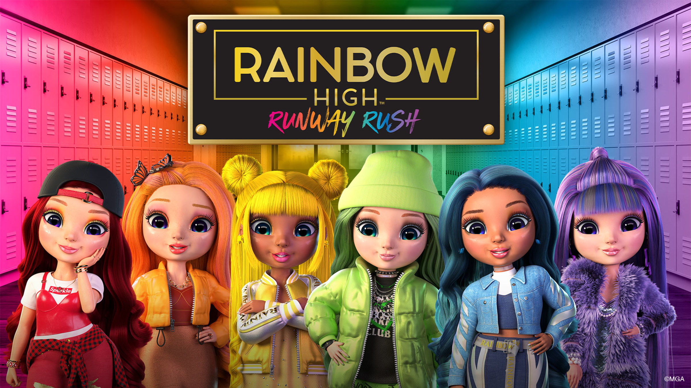 Amaya puzzle with rainbow high - online puzzle
