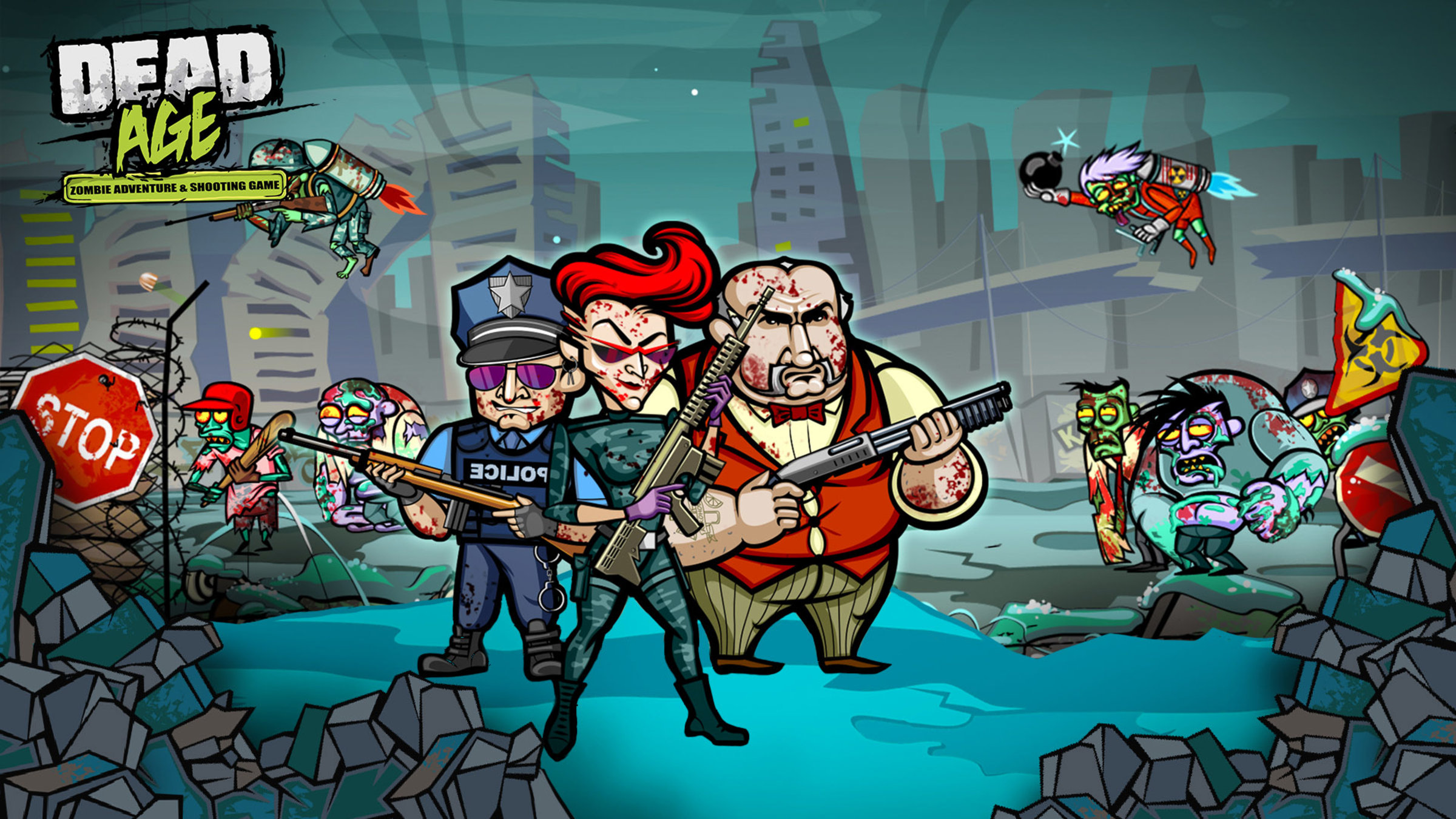 Play the Party Game of the Undead in Zombie Tsunami