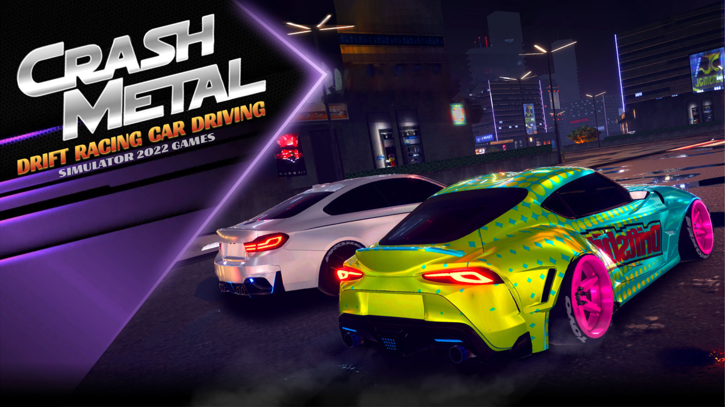 CrashMetal - Drift Racing Car Driving Simulator 2022 Games for Nintendo Switch