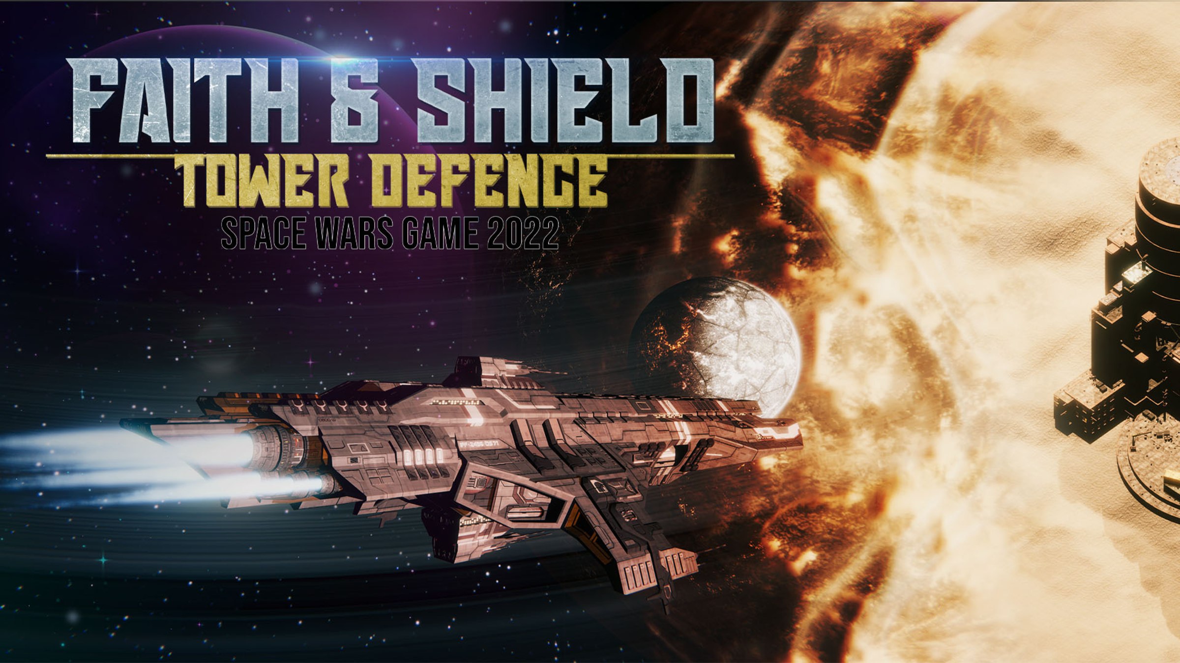 Faith & Shield :Tower Defense Space Wars Game 2022