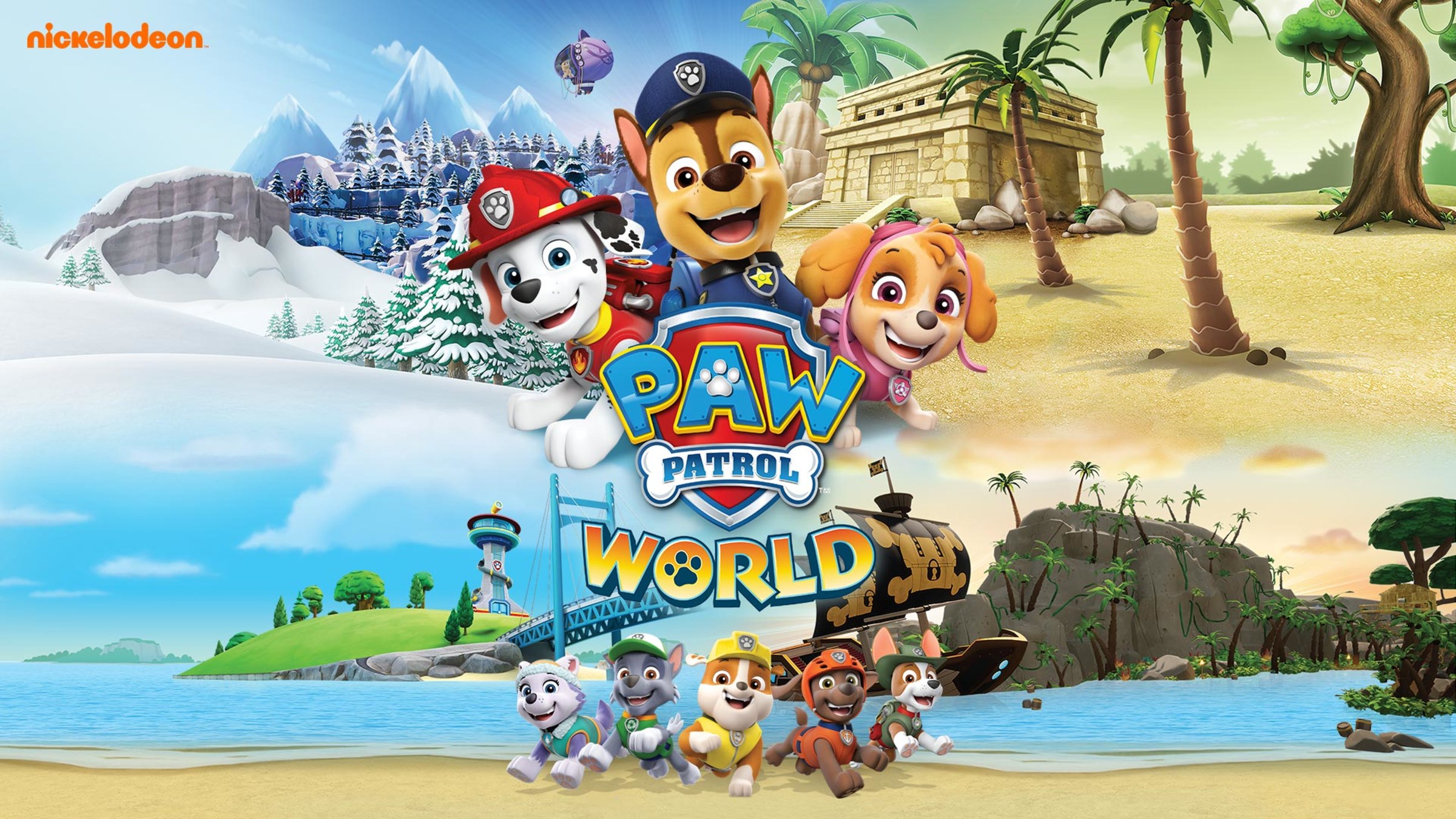 PAW Patrol is on a roll! PAW - Nickelodeon Universe®