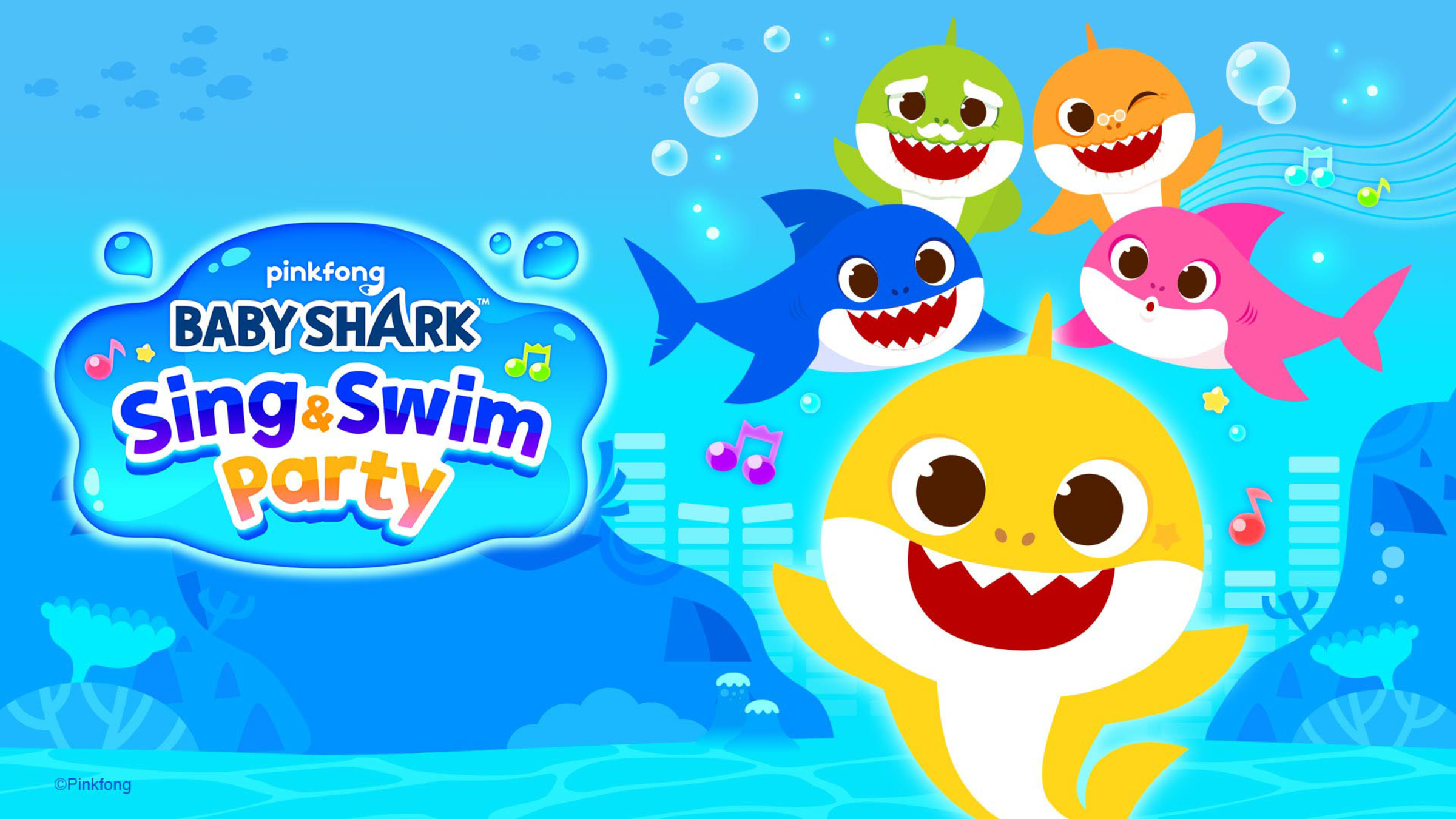 Sing and swim baby shark online