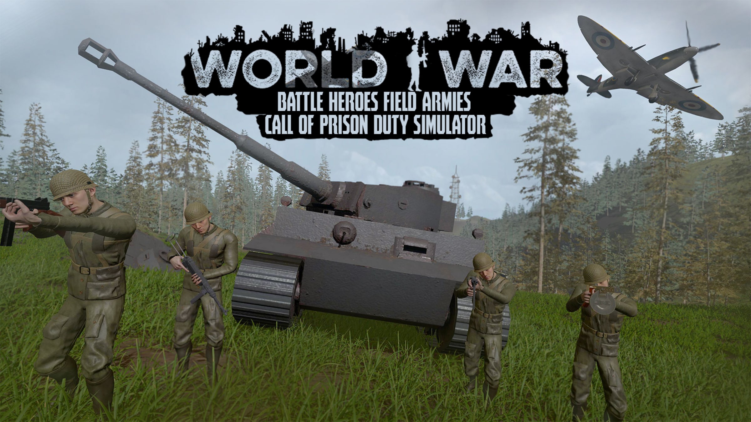 World War Battle Heroes Field Armies Call of Prison Duty Simulator for Nintendo Switch