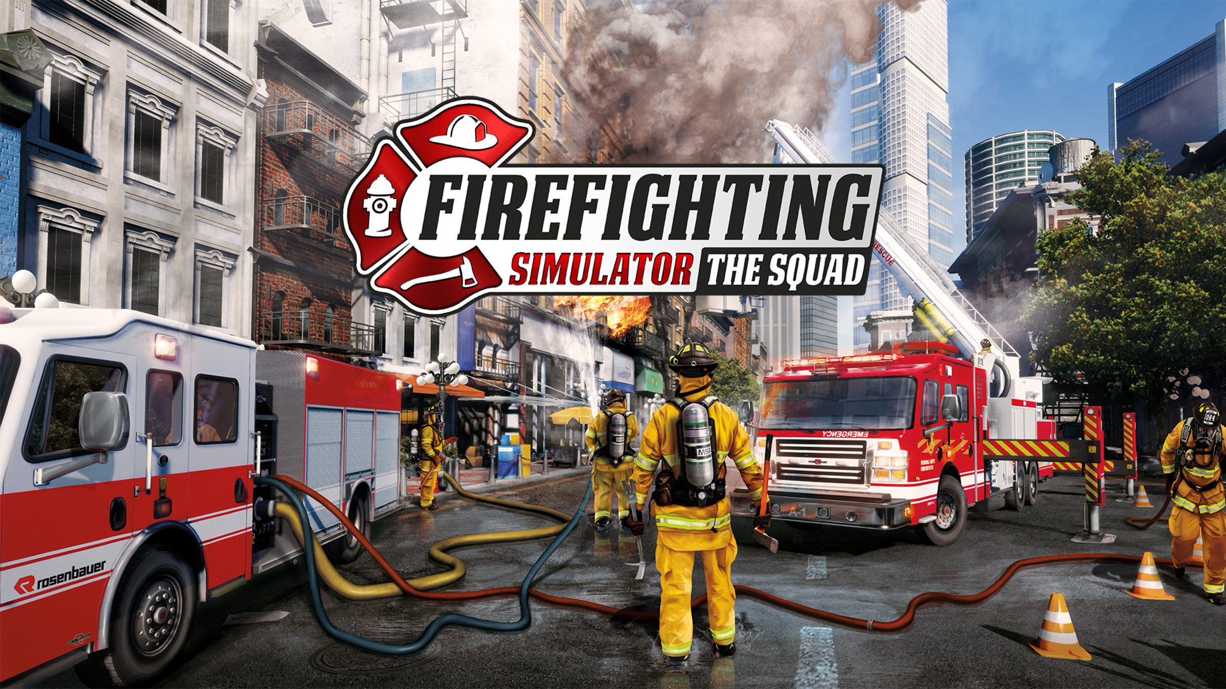 Official Nintendo The Squad for Nintendo Simulator Site Switch - - Firefighting