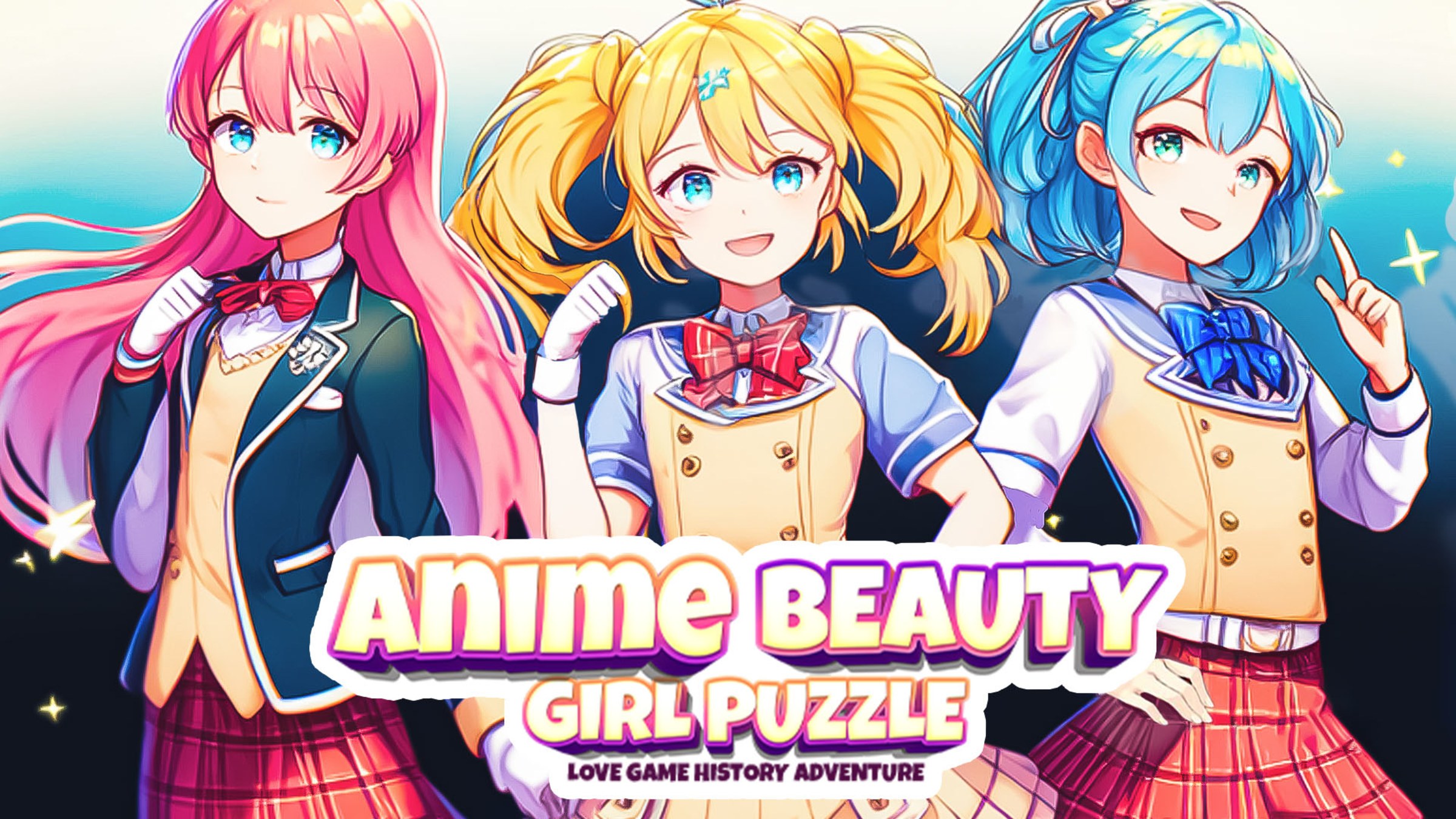 Anime Beauty Girl Puzzle - Love Game History Adventure for