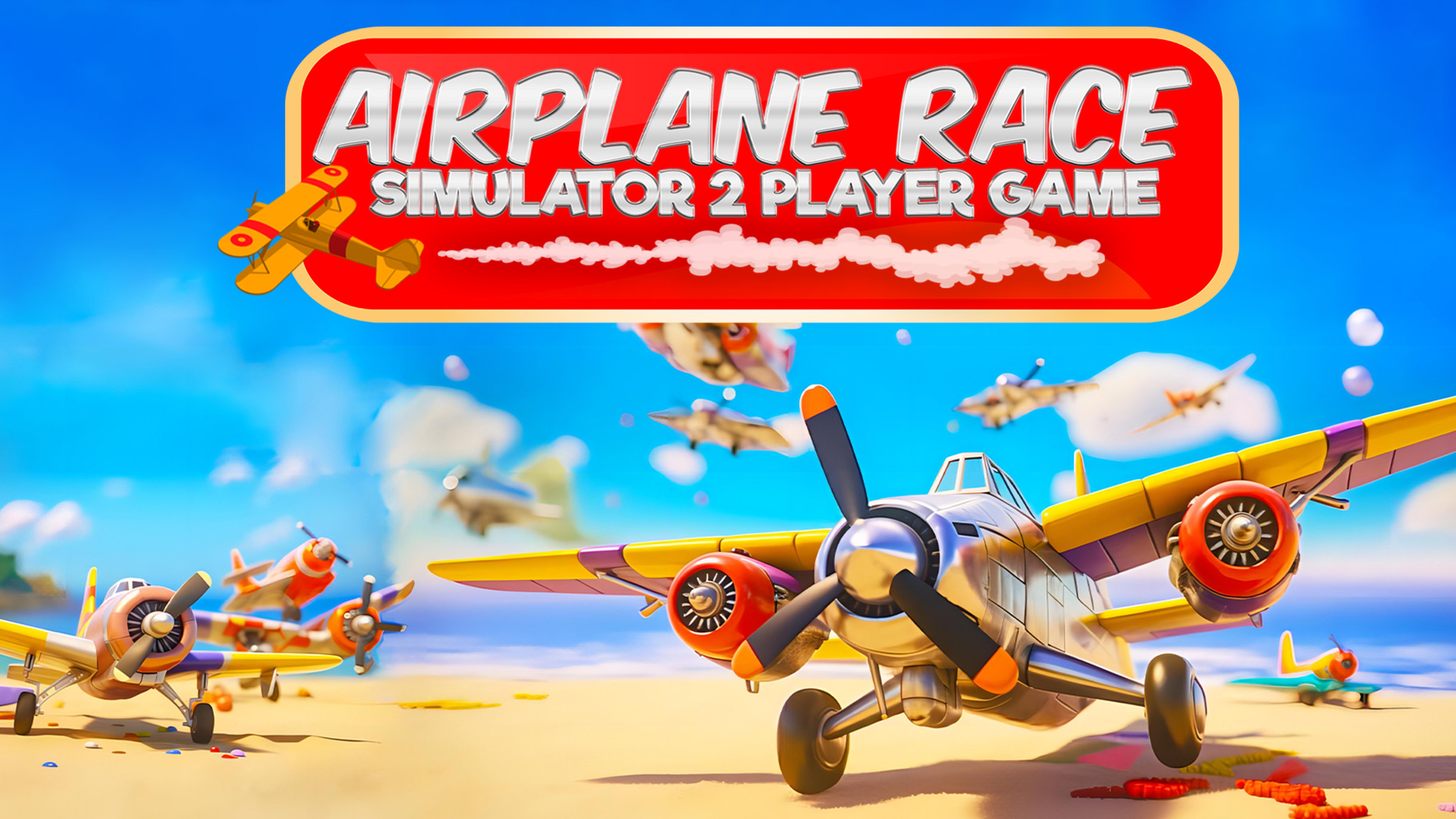 Airplane Race Simulator - 2 Player Game
