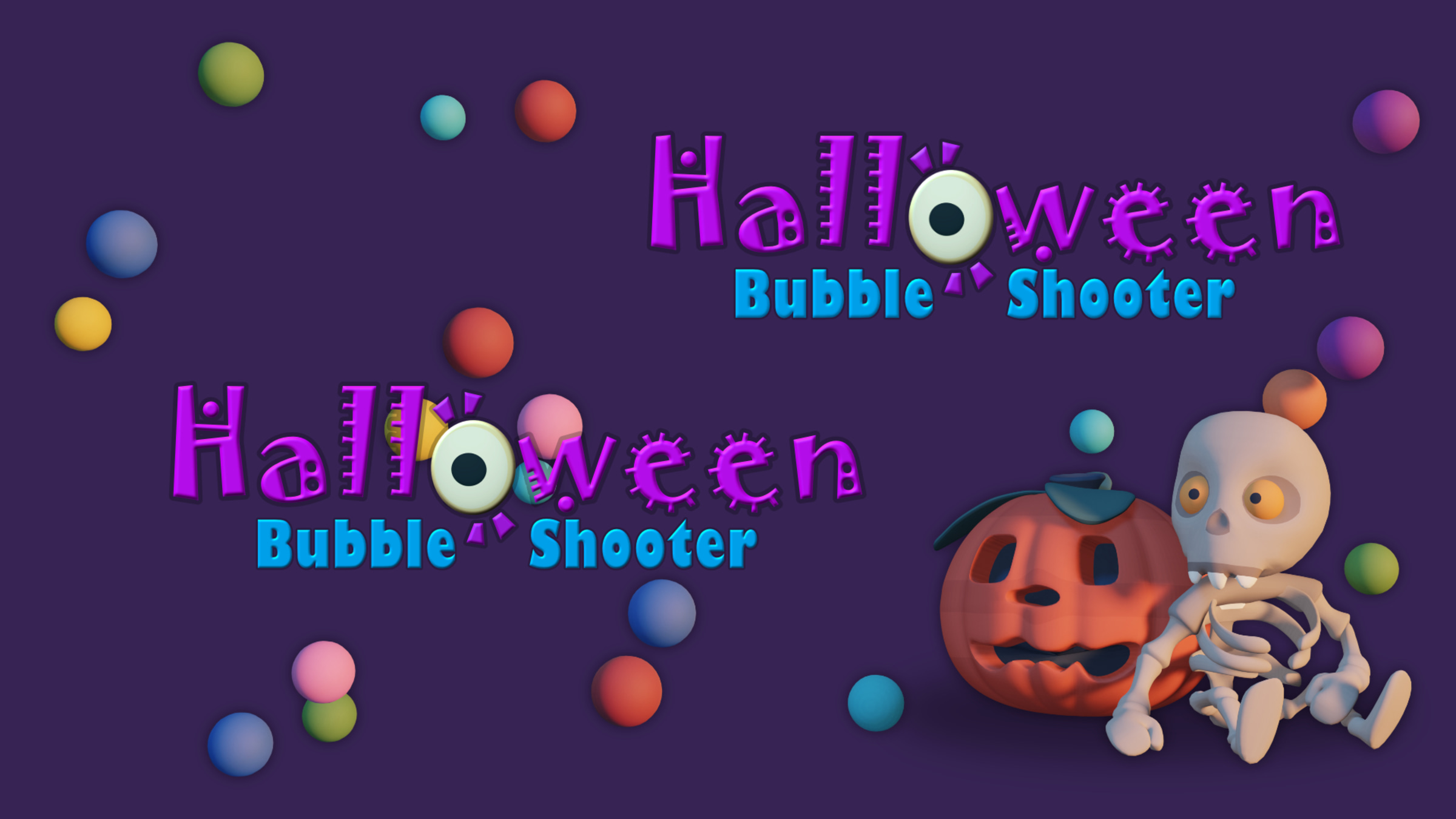 Halloween Bubble Shooter em COQUINHOS