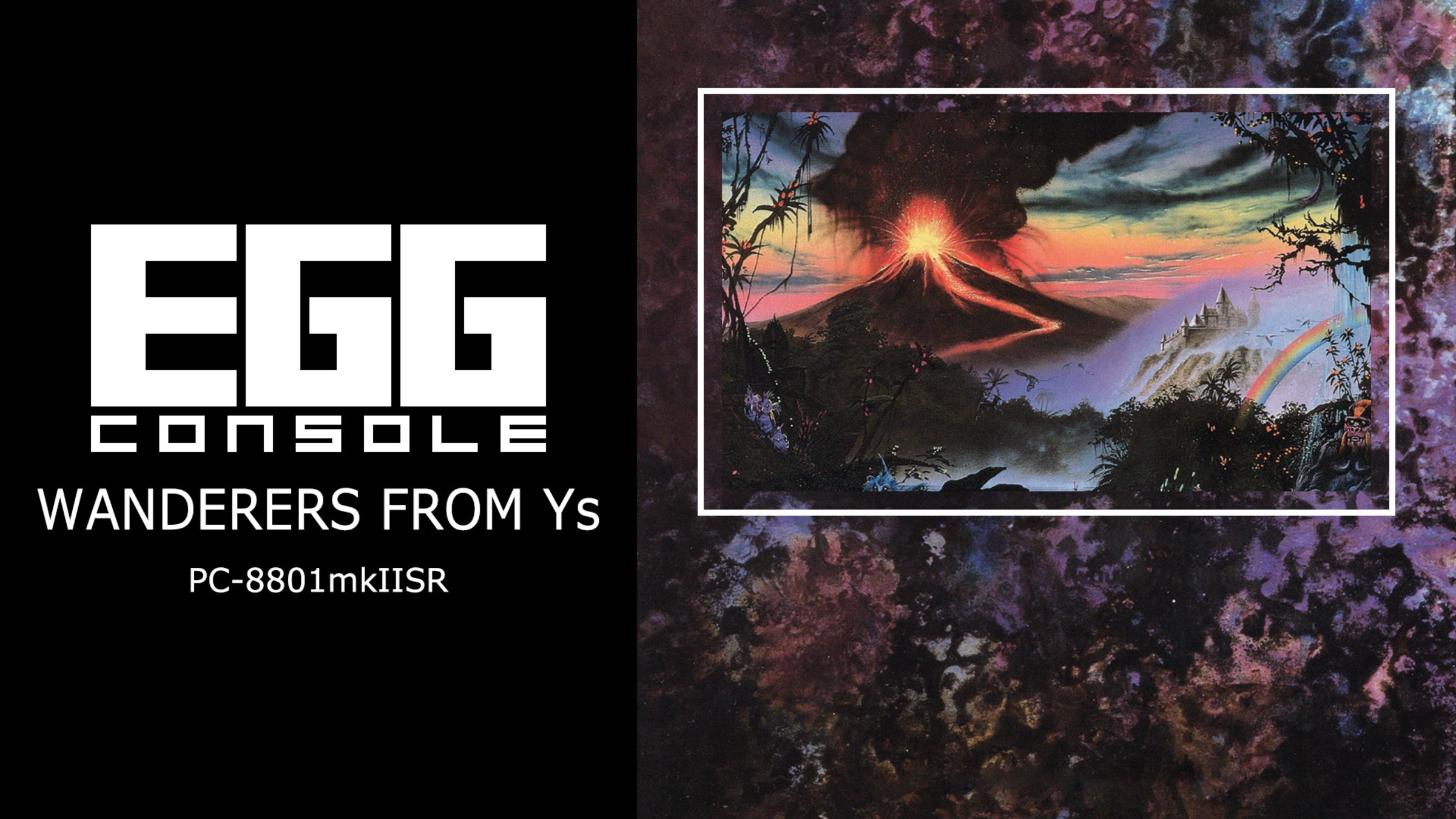 EGGCONSOLE WANDERERS FROM Ys PC-8801mkIISR for Nintendo