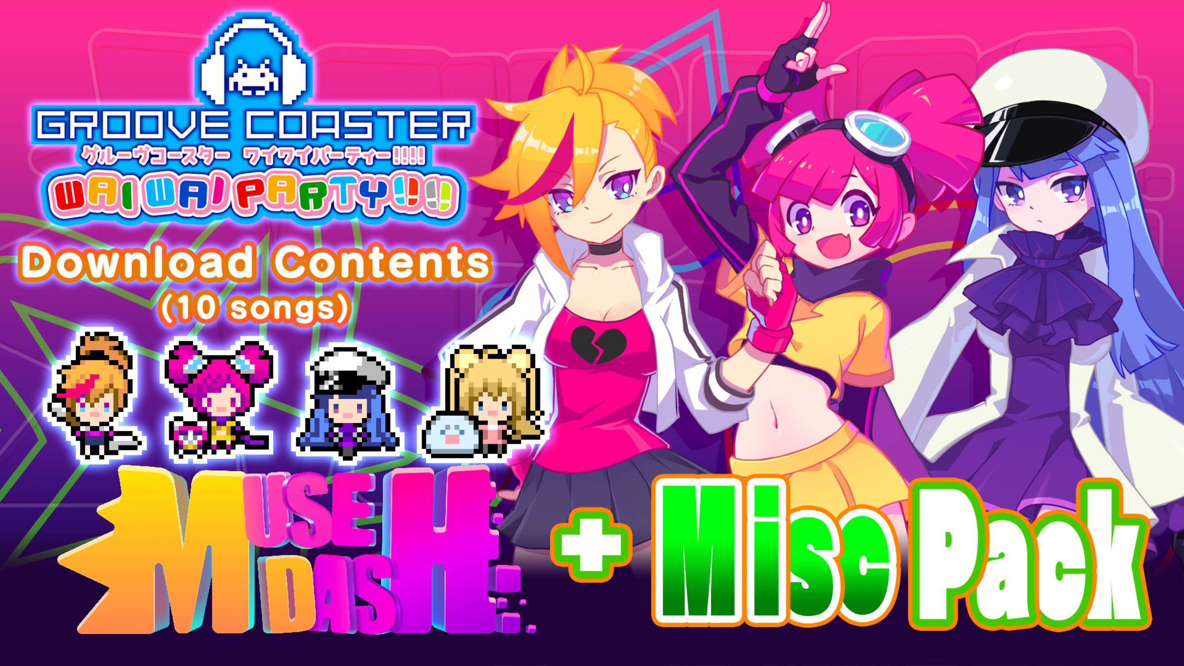 Muse Dash + Misc Pack for Nintendo Switch - Nintendo Muse Dash + Misc Pack for Nintendo Switch - Nintendo