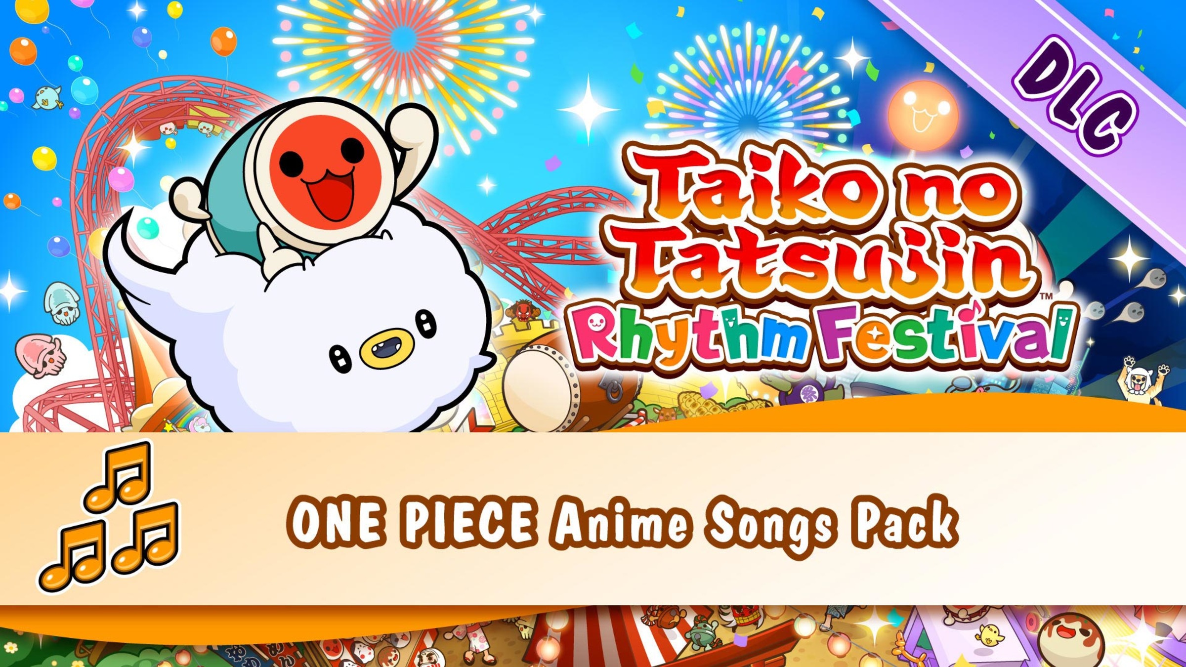 Taiko no Tatsujin Rhythm Festival ONE PIECE Anime Songs Pack for