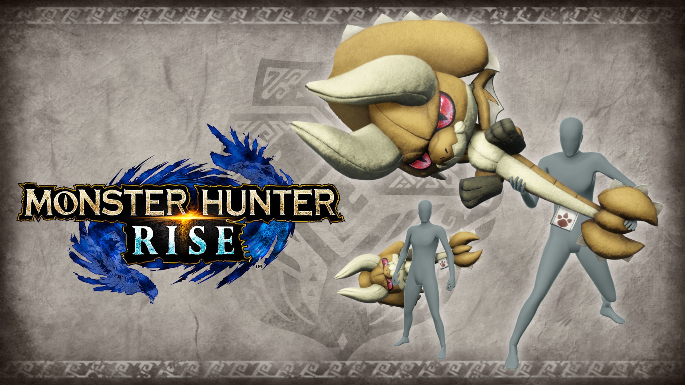 Monster Hunter Rise - Stuffed Diablos Hunter layered weapon