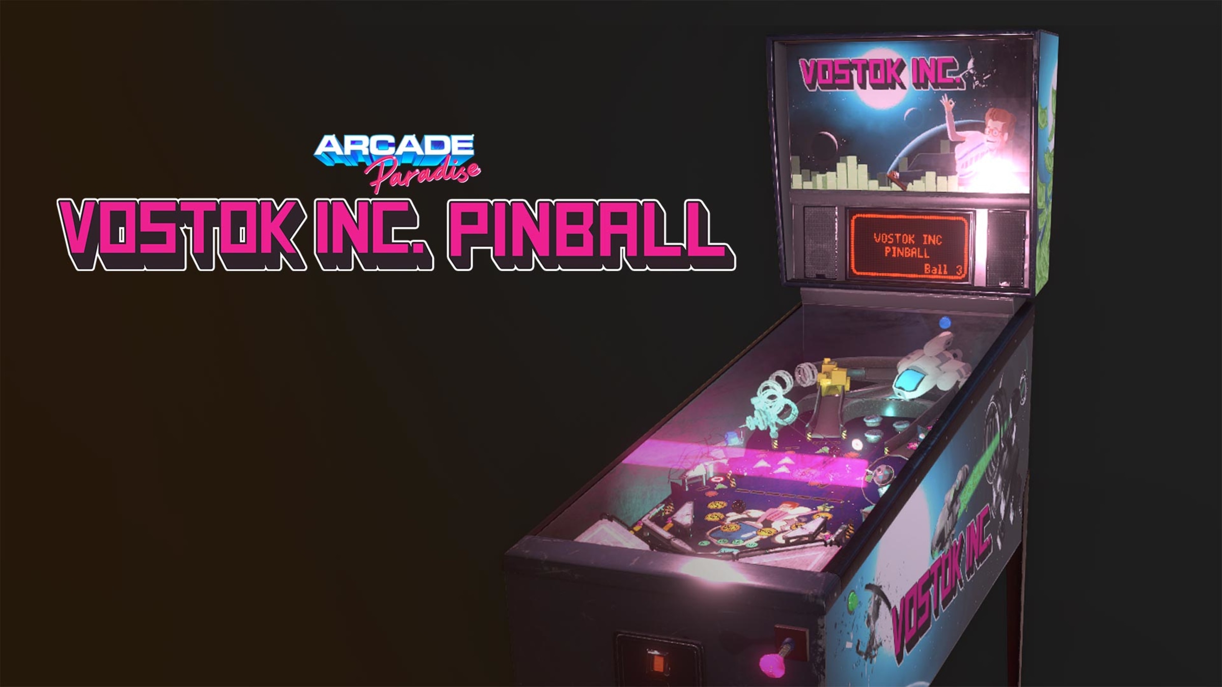 Arcade Paradise - Vostok Inc. Pinball for Nintendo Switch 