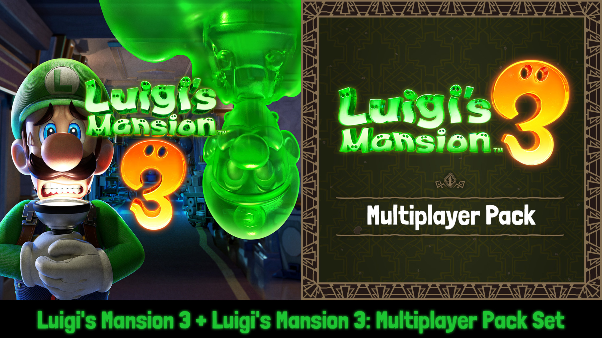 Luigi's Mansion™ 3 + Multiplayer Pack Set for Nintendo Switch - Nintendo  Official Site