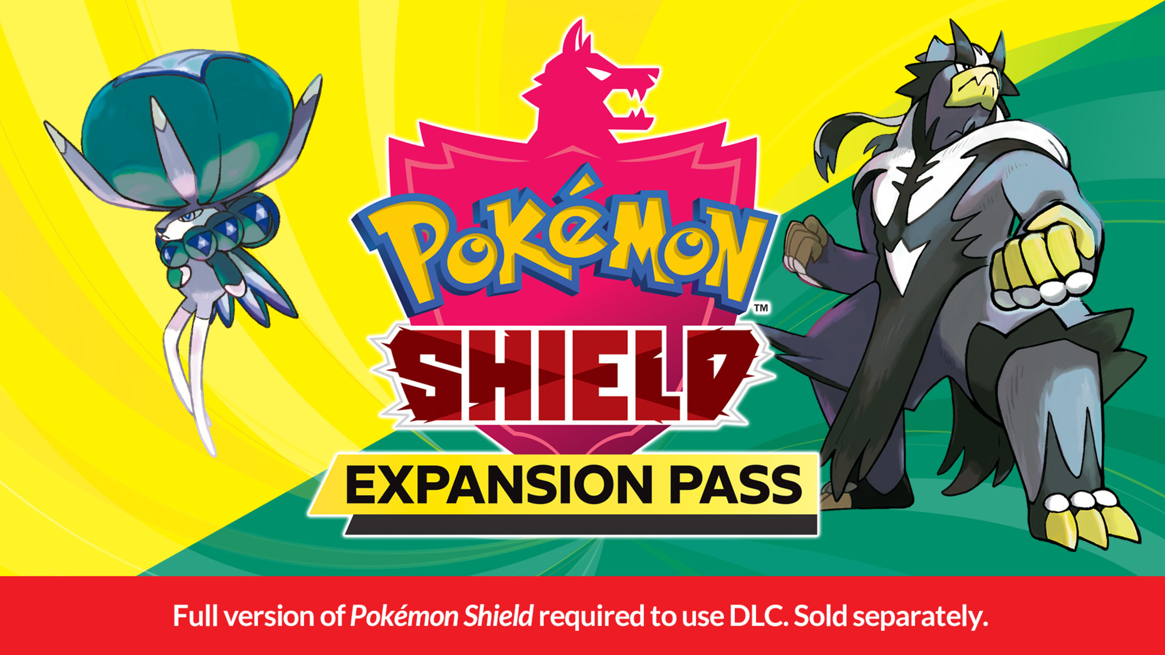 Pokemon Shield + Pokemon Shield Expansion Pass Nintendo Switch plus in case  45496597214