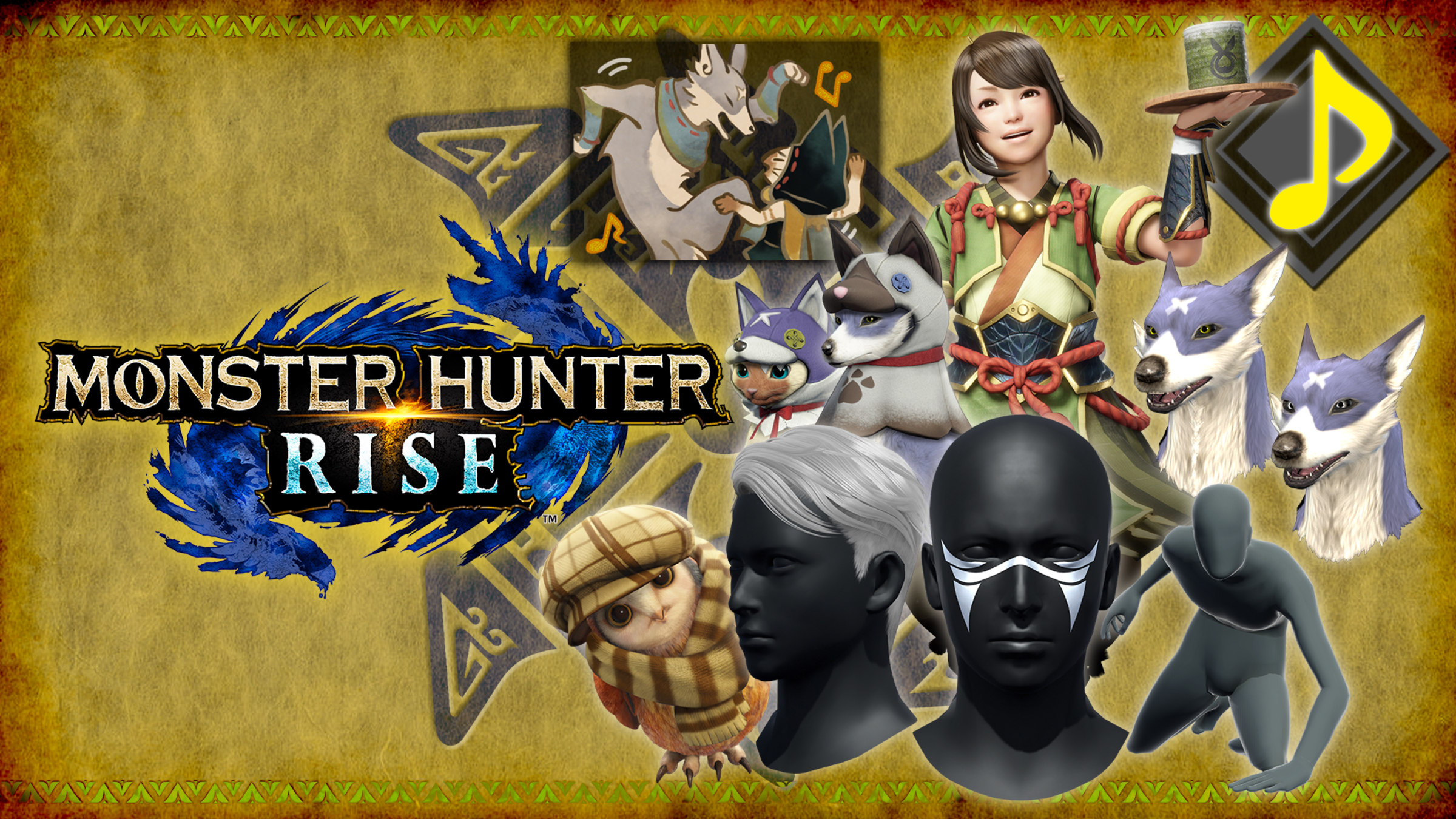 Monster Hunter Rise DLC 3 Official Switch - Site Pack for Nintendo Nintendo