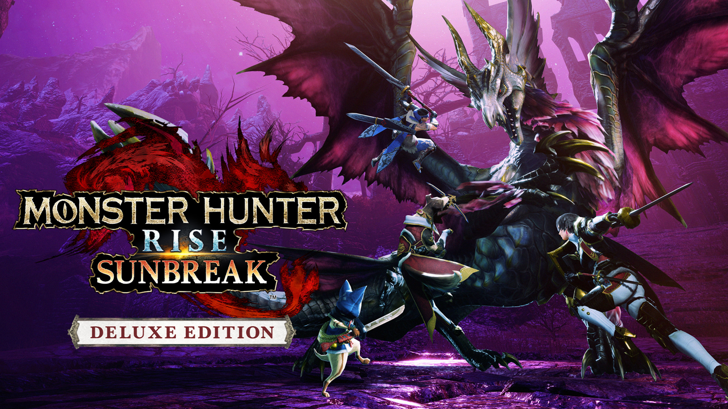  Monster Hunter Rise + Sunbreak set (Nintendo Switch) : Video  Games