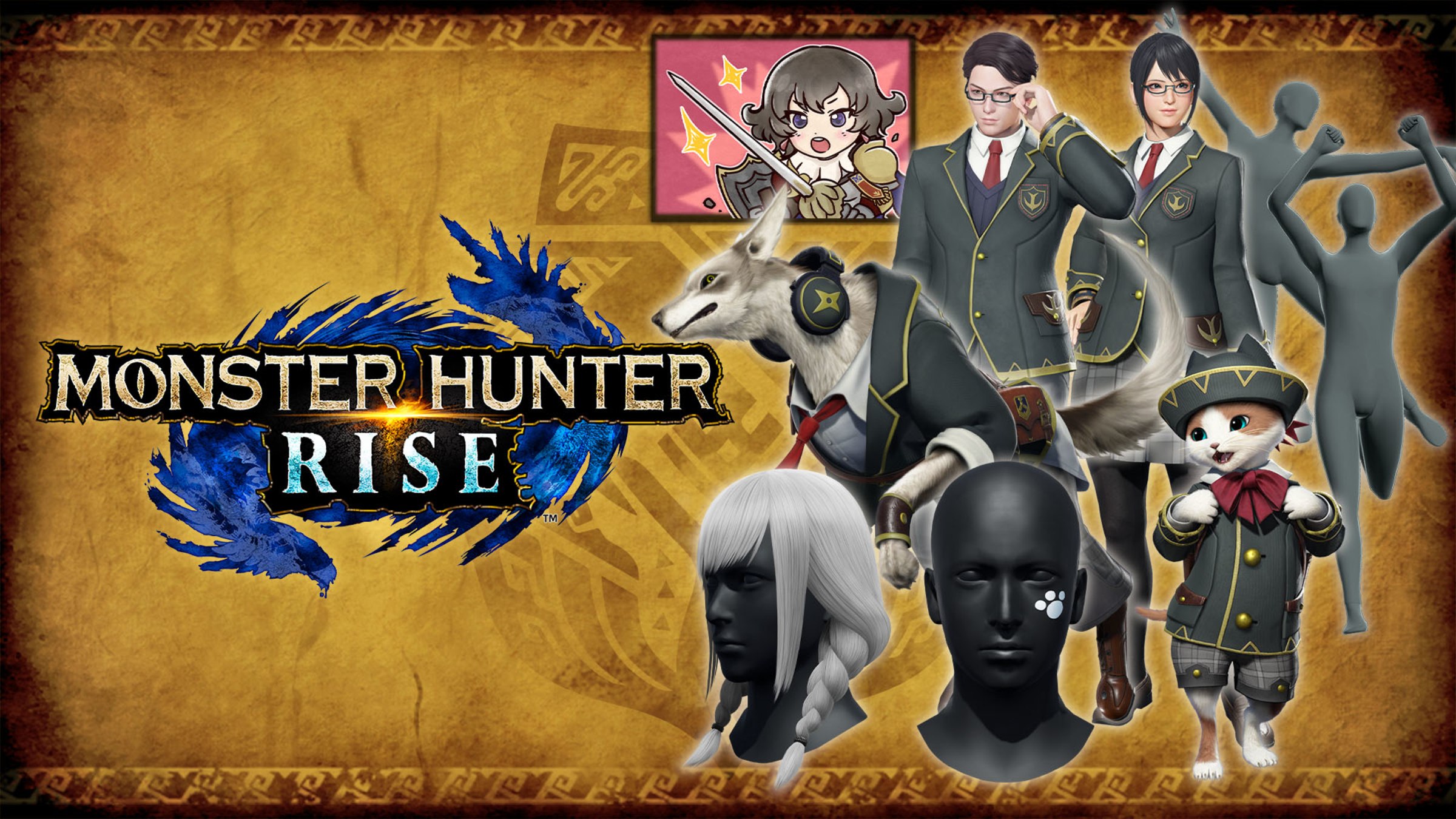 素晴らしい価格 Hunter Monster Rise Switch Nintendo for 5 Pack DLC 家庭用ゲームソフト