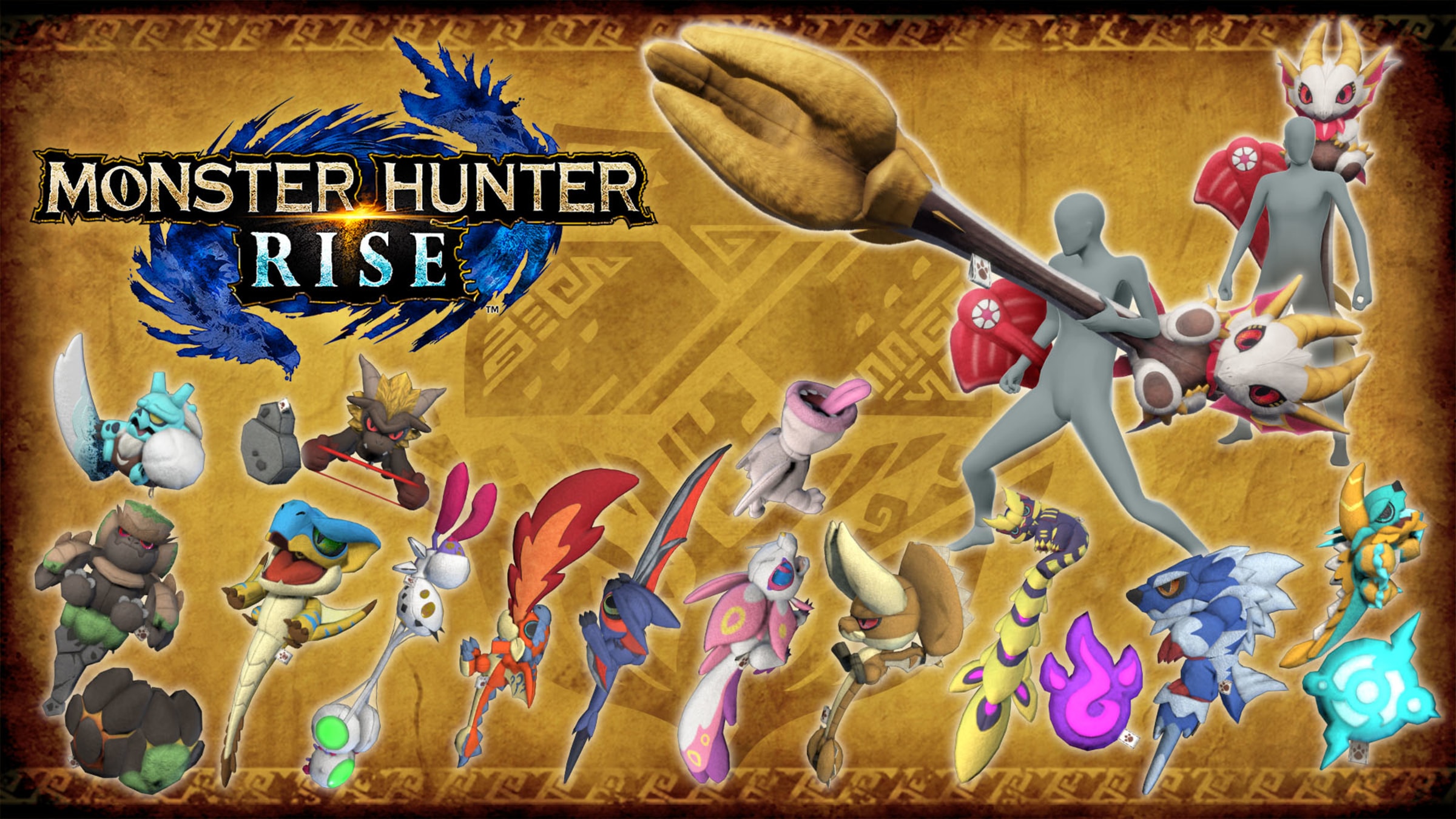 Stuffed Diablos Hunter layered weapon (Hammer) for Nintendo Switch -  Nintendo Official Site