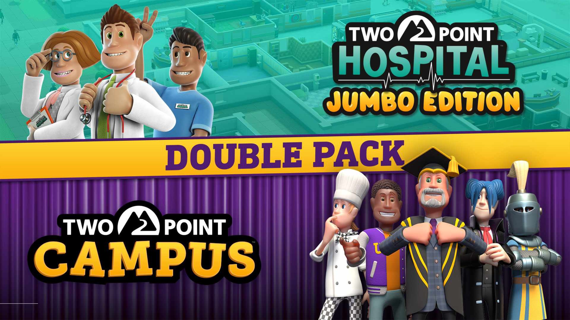 Two Point Hospital and Two Point Campus Double Pack for Nintendo Switch -  Nintendo Official Site