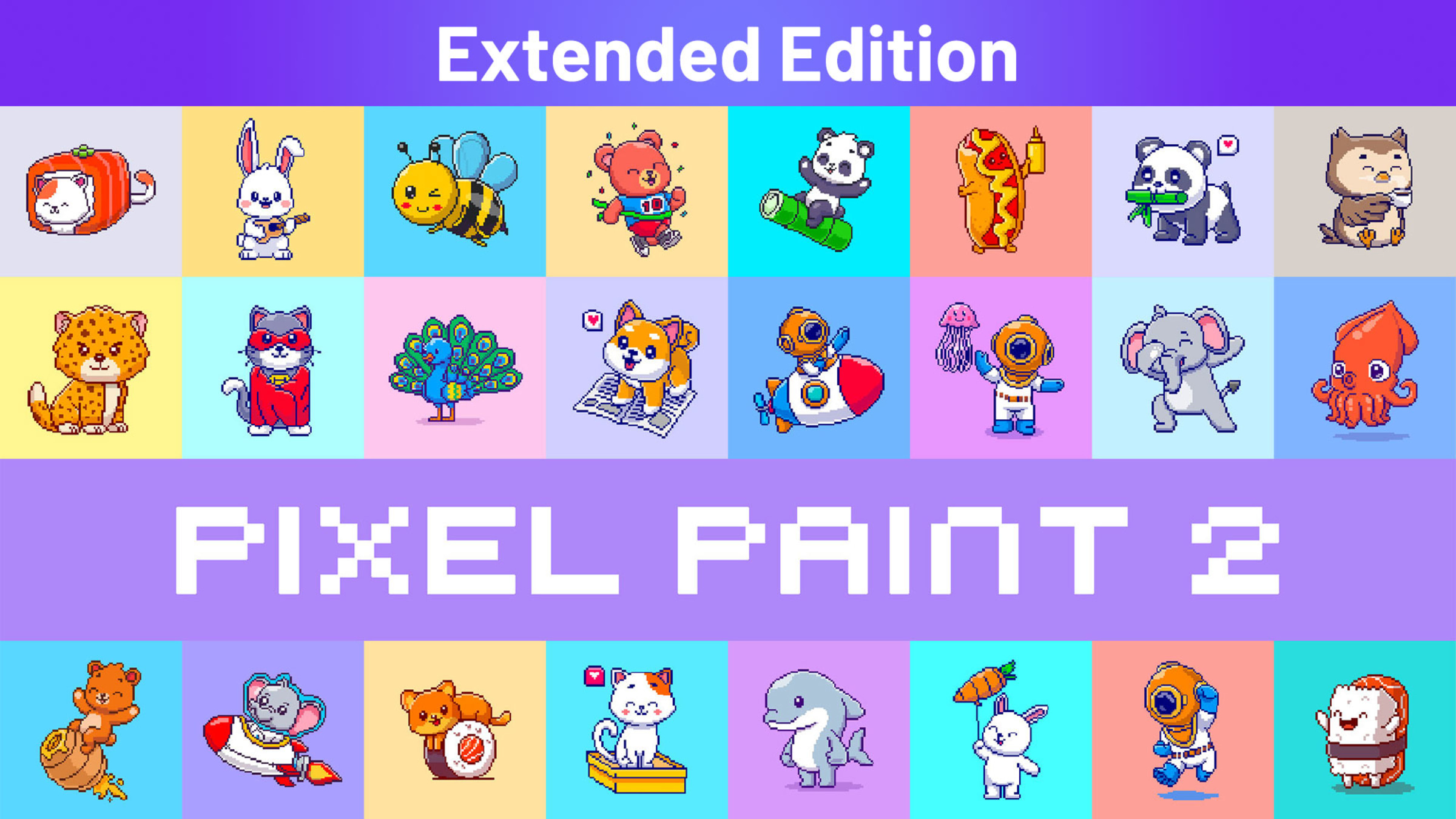 Pixel Paint 2 Extended Edition for Nintendo Switch Nintendo Official